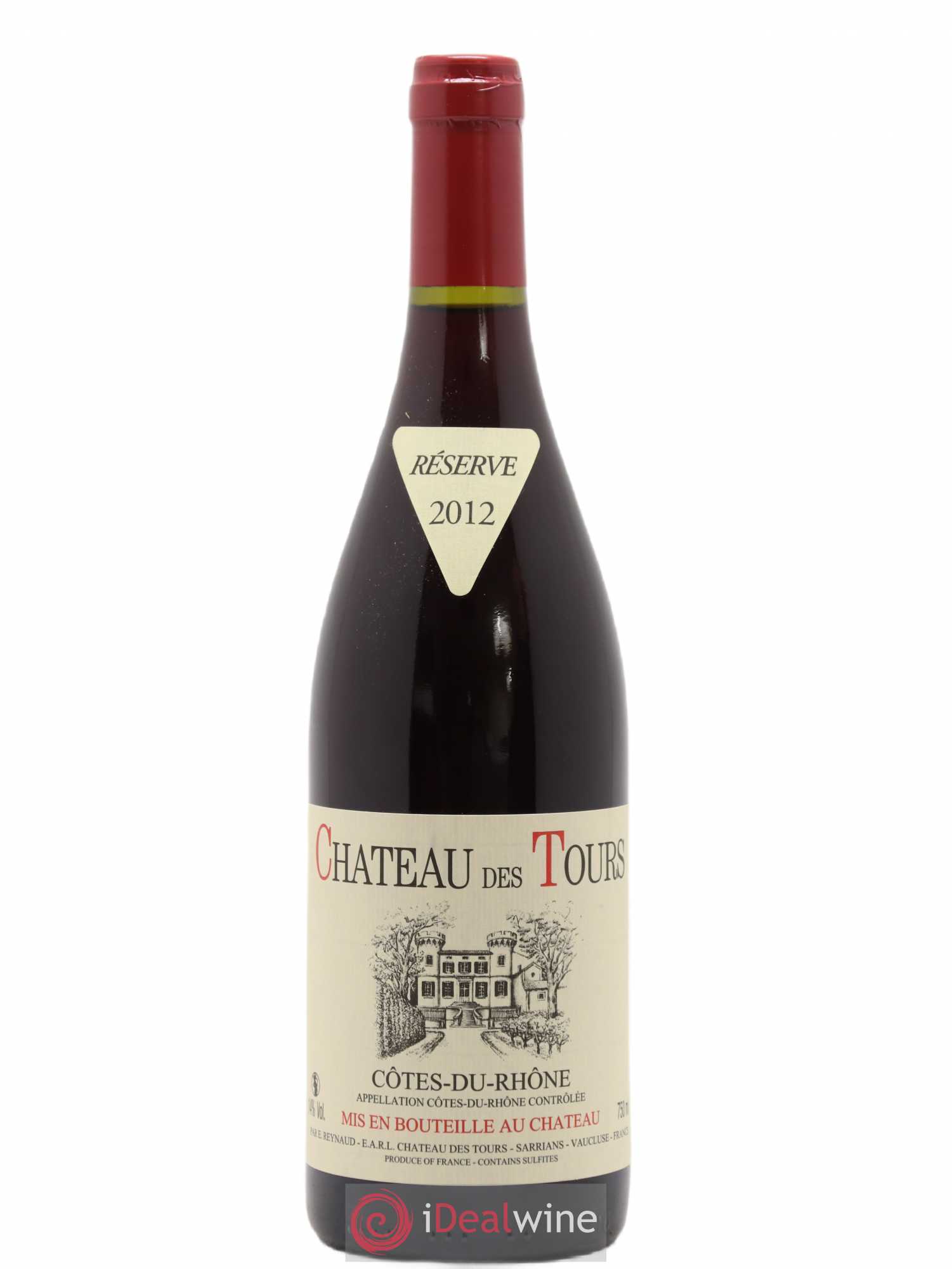 Côtes-du-Rhône Château des Tours Emmanuel Reynaud 2012 - Lot de 1 bouteille - 0