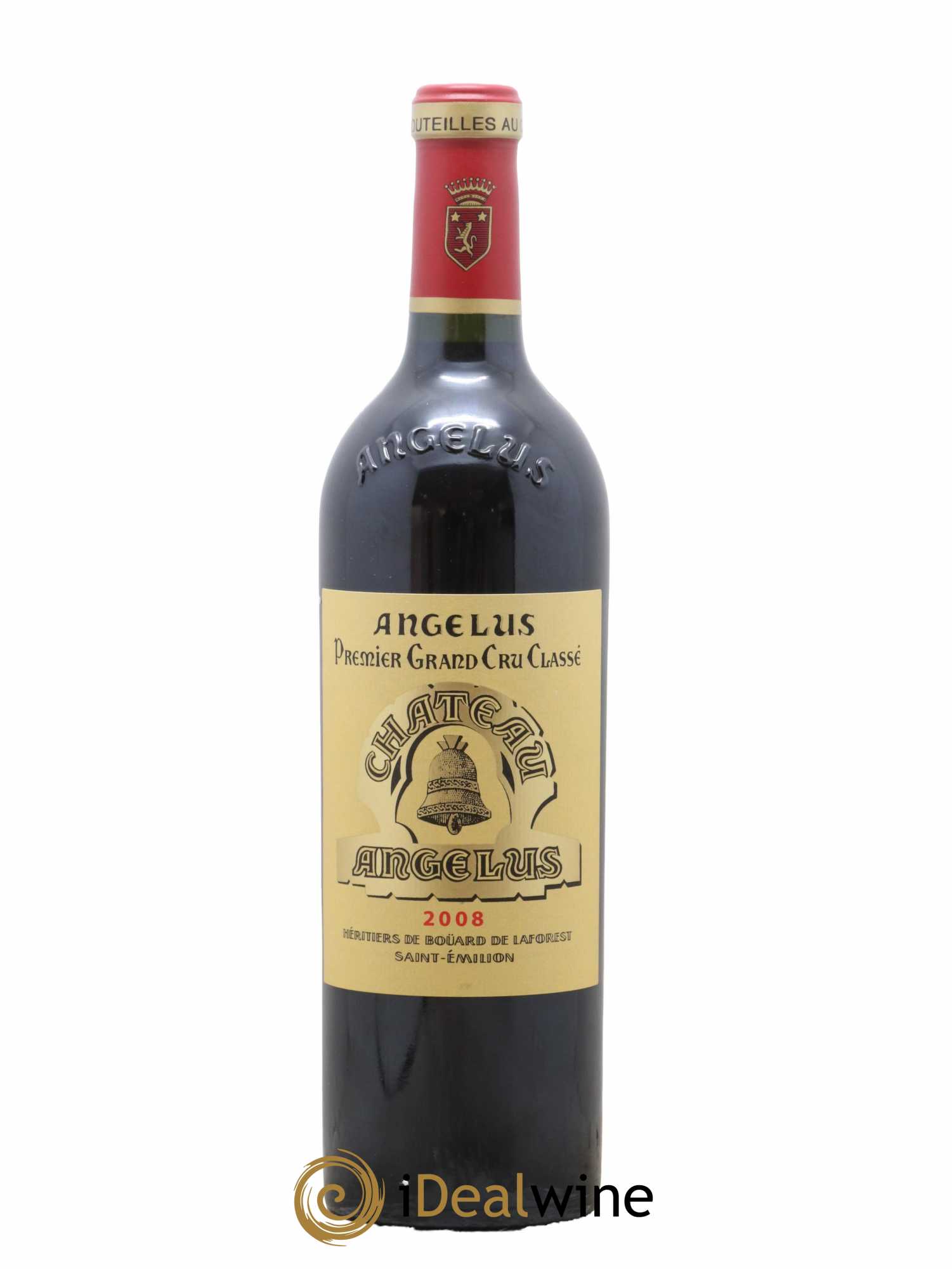 Château Angélus 1er Grand Cru Classé A 2008 - Lot de 1 bouteille - 0