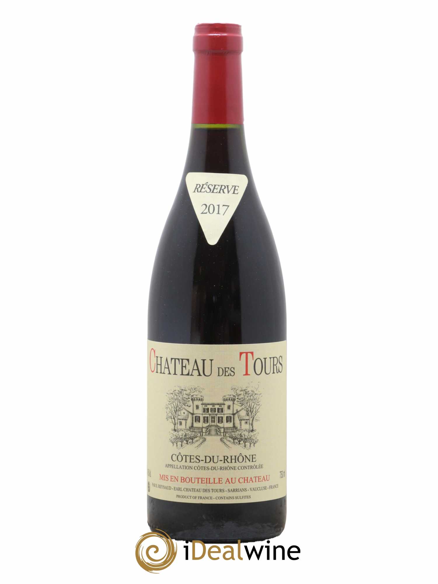 Côtes-du-Rhône Château des Tours Emmanuel Reynaud 2017 - Lot de 1 bouteille - 0
