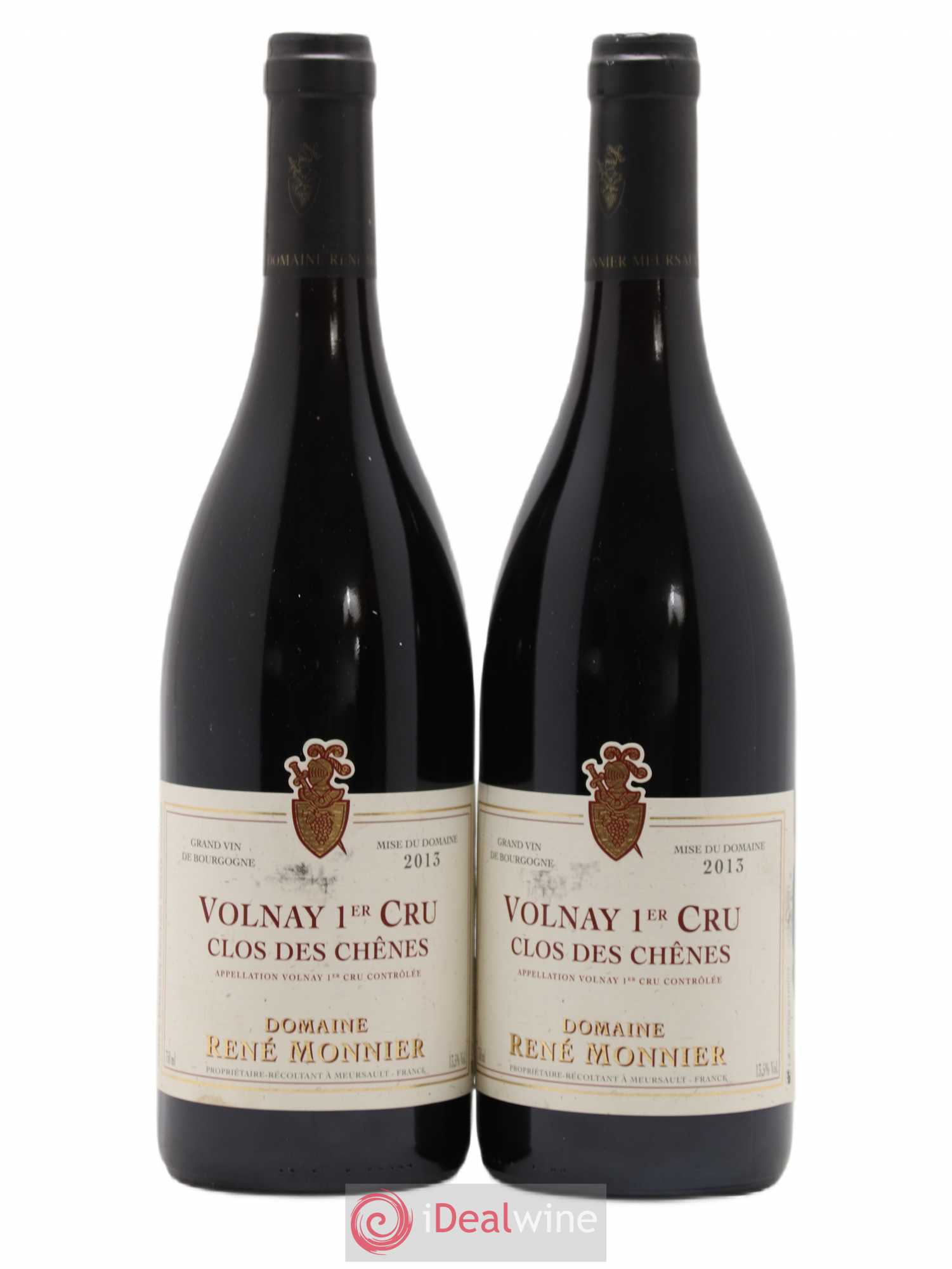 Volnay 1er Cru Clos des Chênes Domaine René Monnier 2013 - Posten von 2 Flaschen - 0