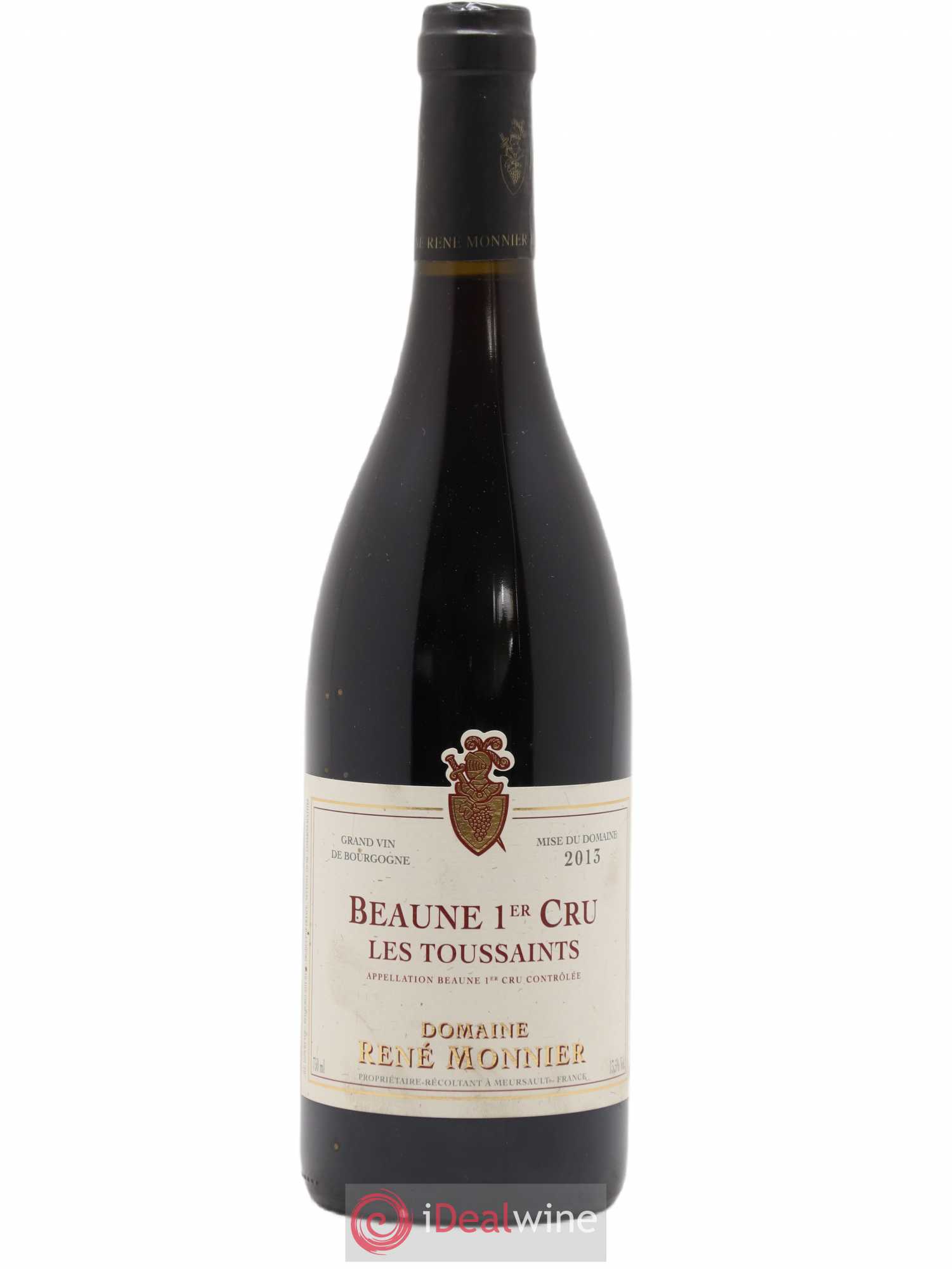 Beaune 1er Cru Les Toussaints Domaine René Monnier 2013 - Posten von 1 Flasche - 0