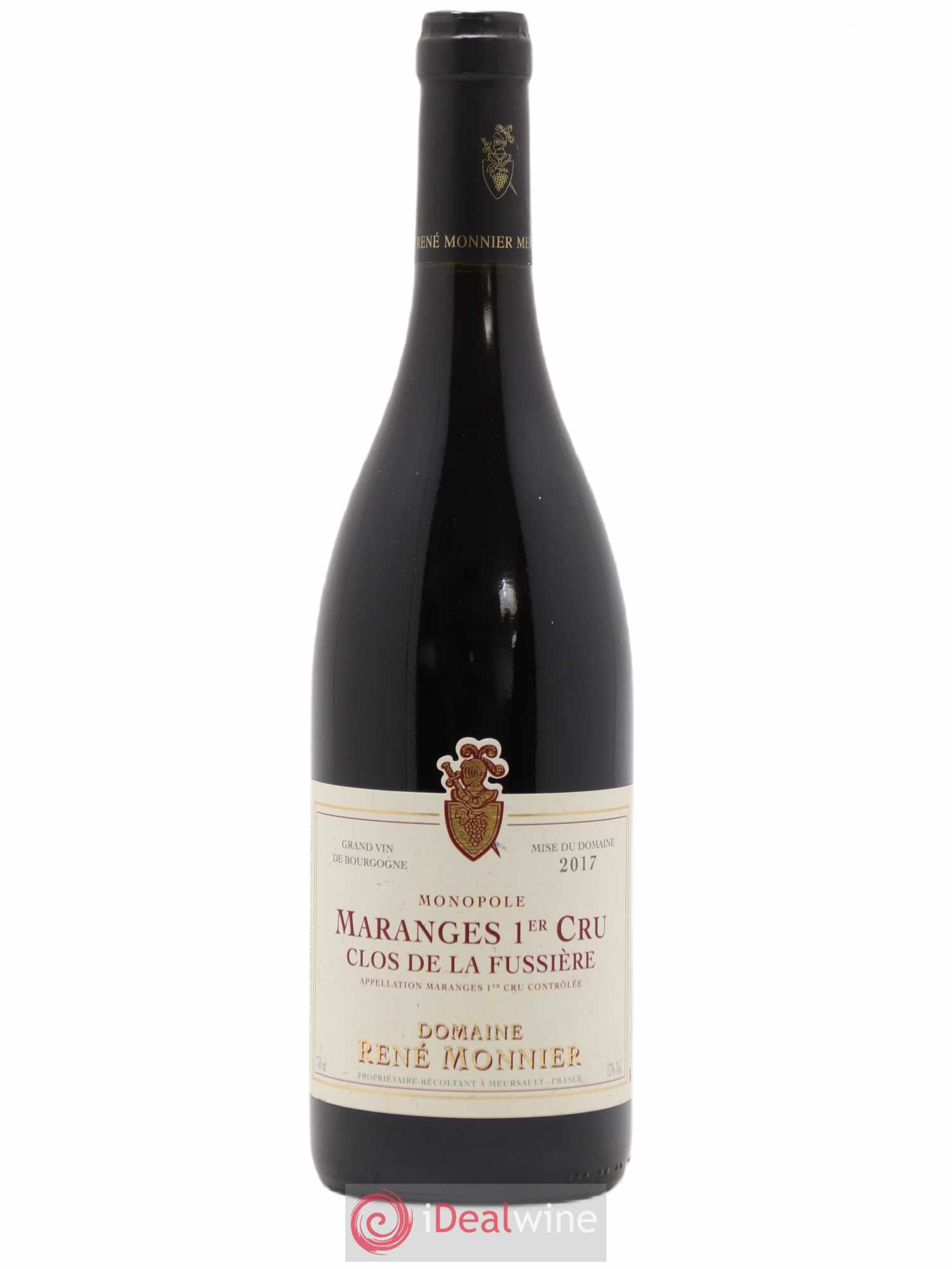 Maranges 1er Cru Clos de La Fussière Domaine René Monnier 2017 - Posten von 1 Flasche - 0