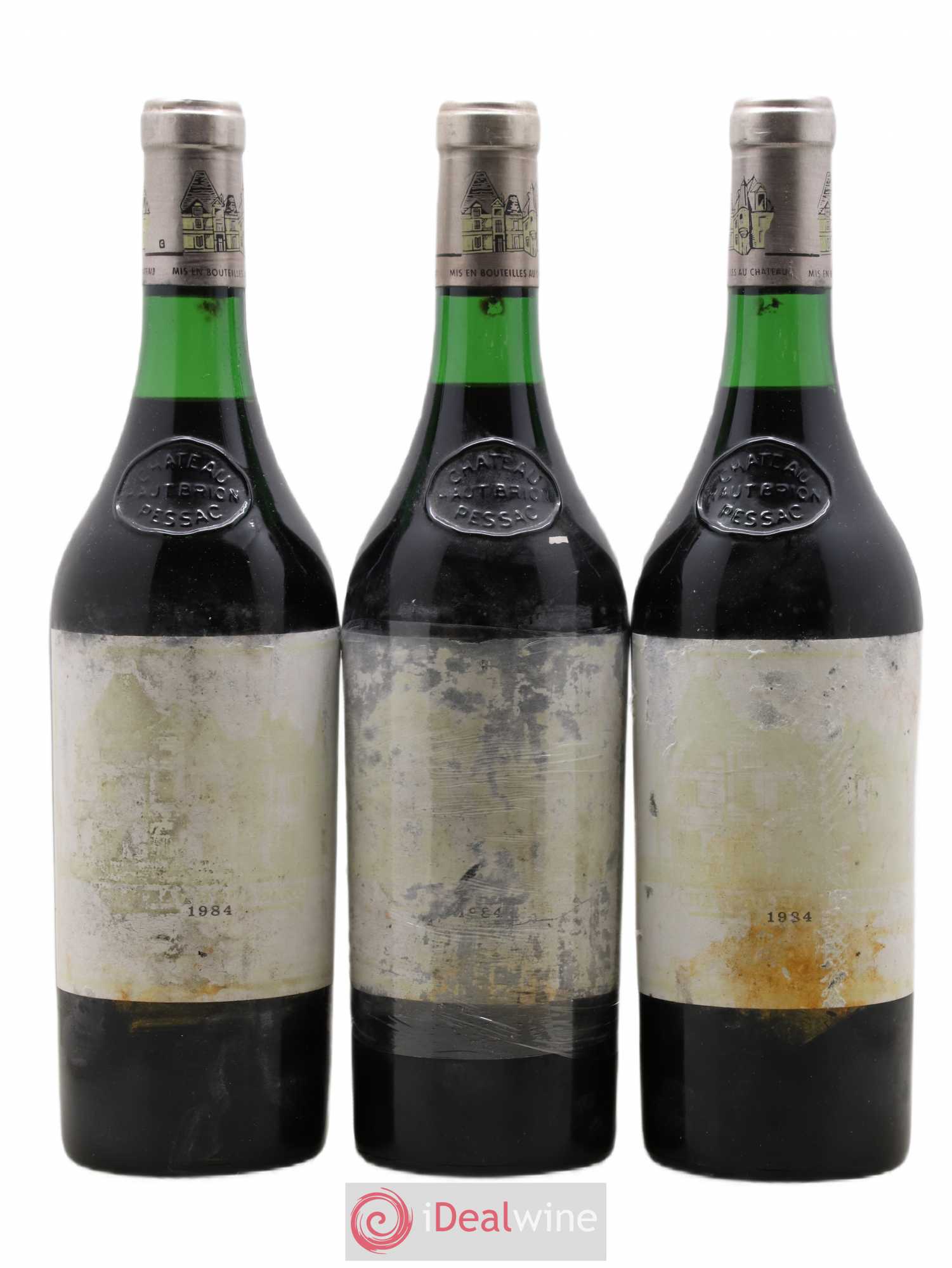 Château Haut Brion 1er Grand Cru Classé 1984 - Lot de 3 bouteilles - 0