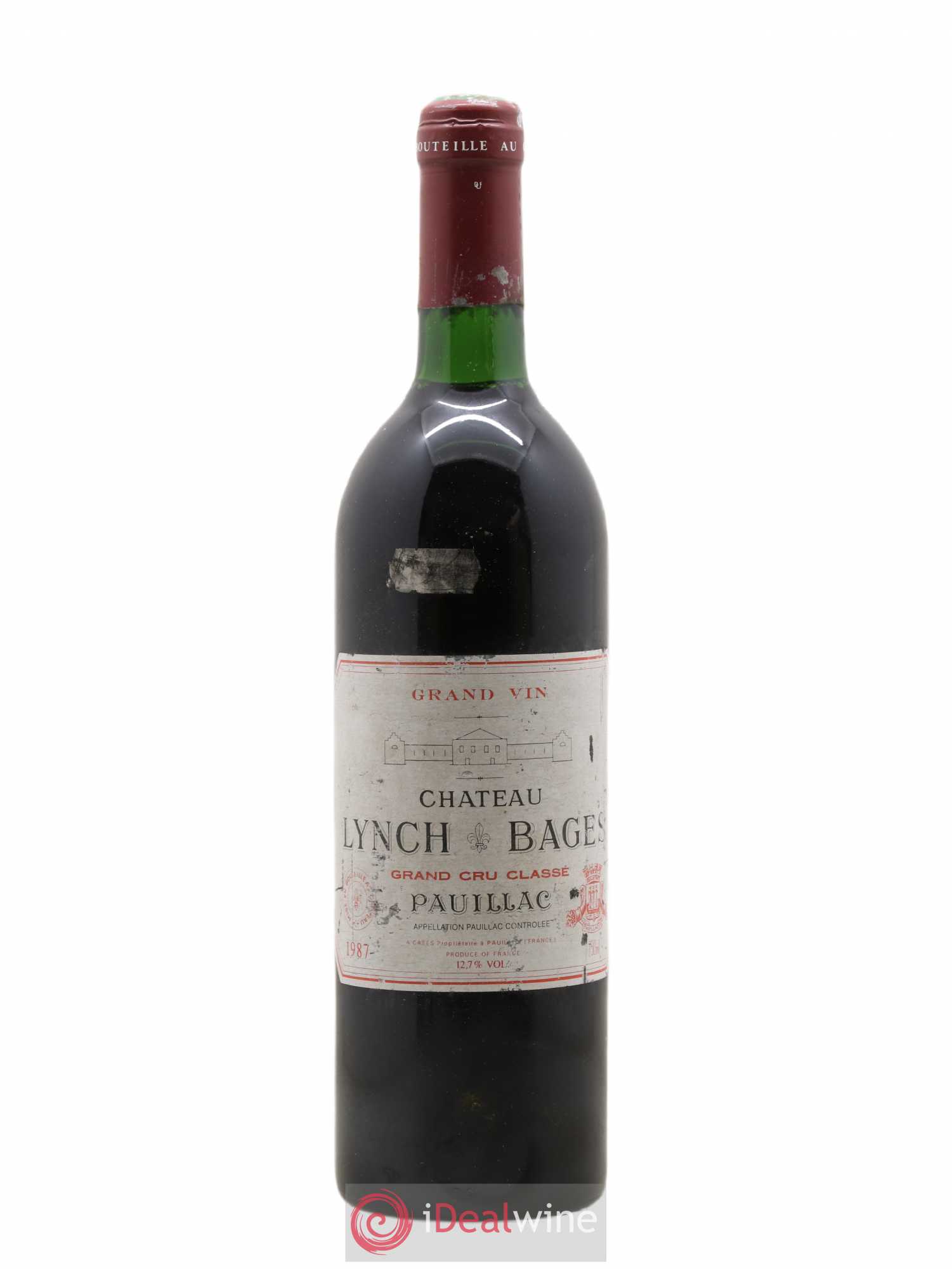 Château Lynch Bages 5ème Grand Cru Classé 1987 - Lot de 1 bouteille - 0
