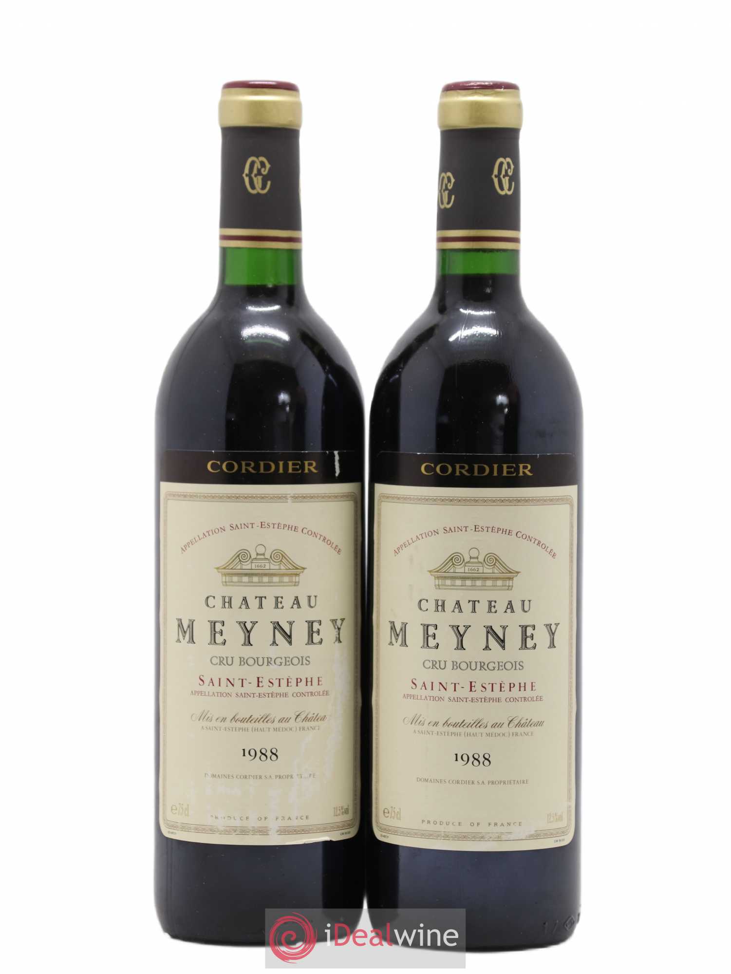 Château Meyney 1988 - Lot de 2 bouteilles - 0