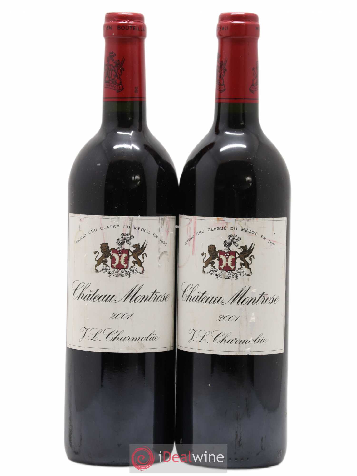 Château Montrose 2ème Grand Cru Classé 2001 - Lot de 2 bouteilles - 0