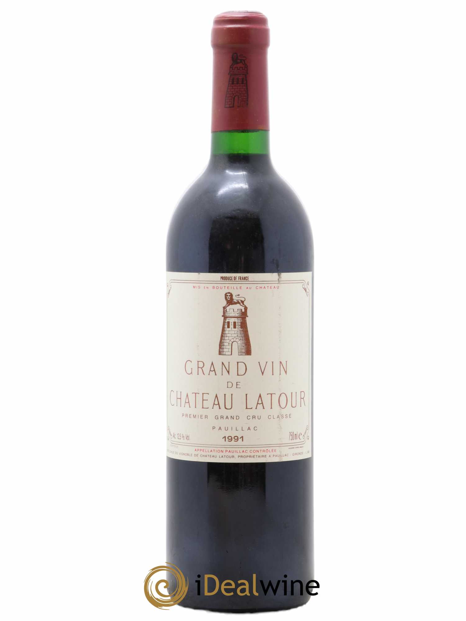 Château Latour 1er Grand Cru Classé 1991 - Lot de 1 bouteille - 0