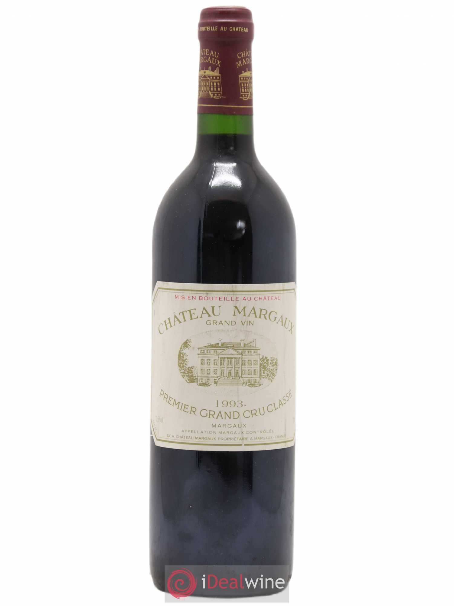 Château Margaux 1er Grand Cru Classé 1993 - Lot de 1 bouteille - 0
