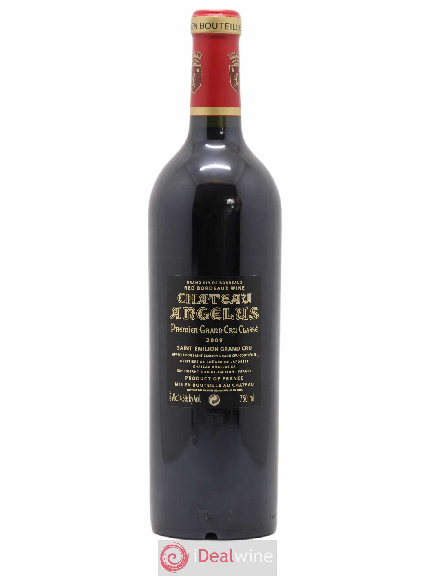 Château Angélus 1er Grand Cru Classé A 2009 - Lot de 1 bouteille - 1