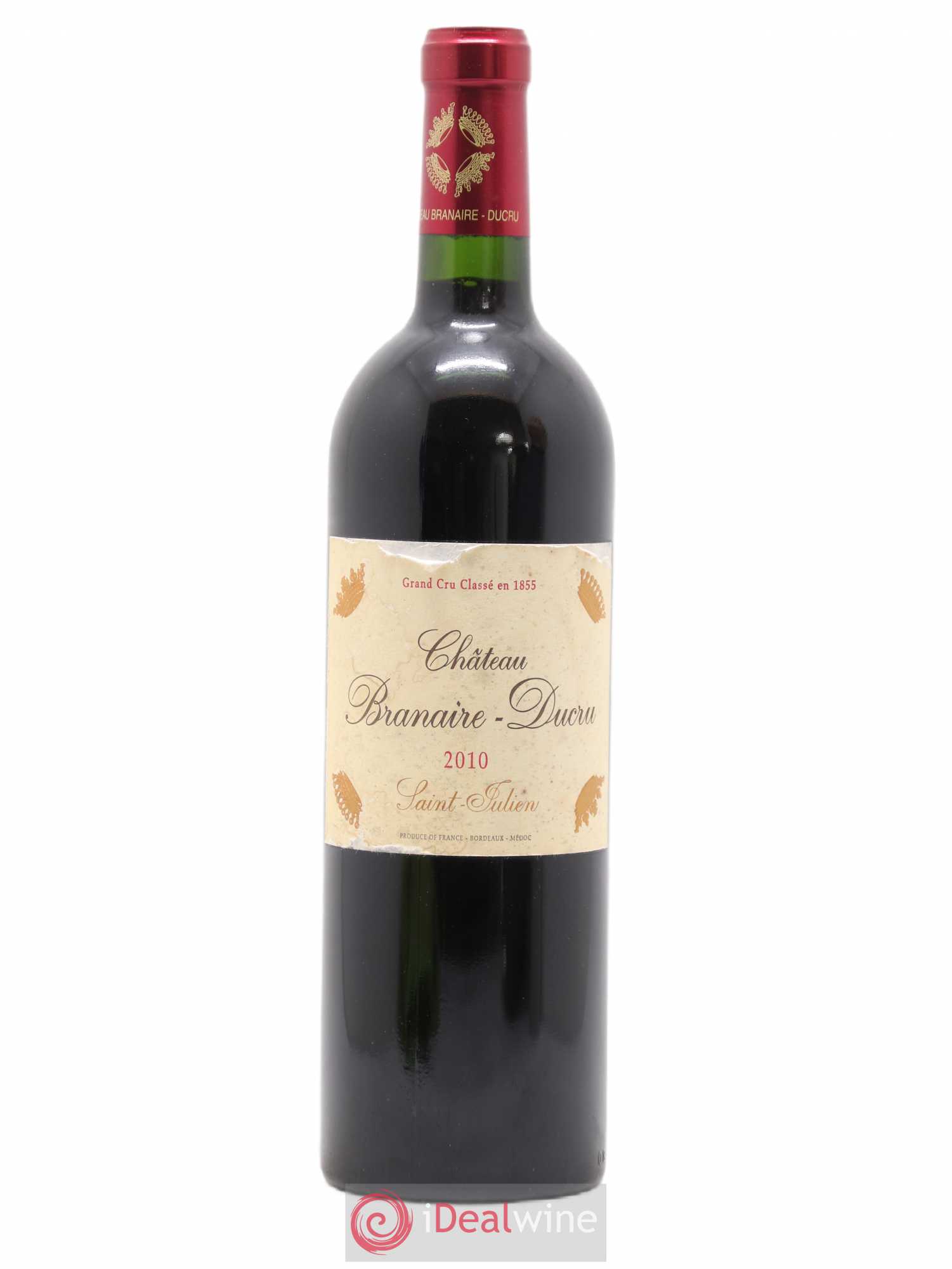 Château Branaire Ducru 4ème Grand Cru Classé 2010 - Lot de 1 bouteille - 0