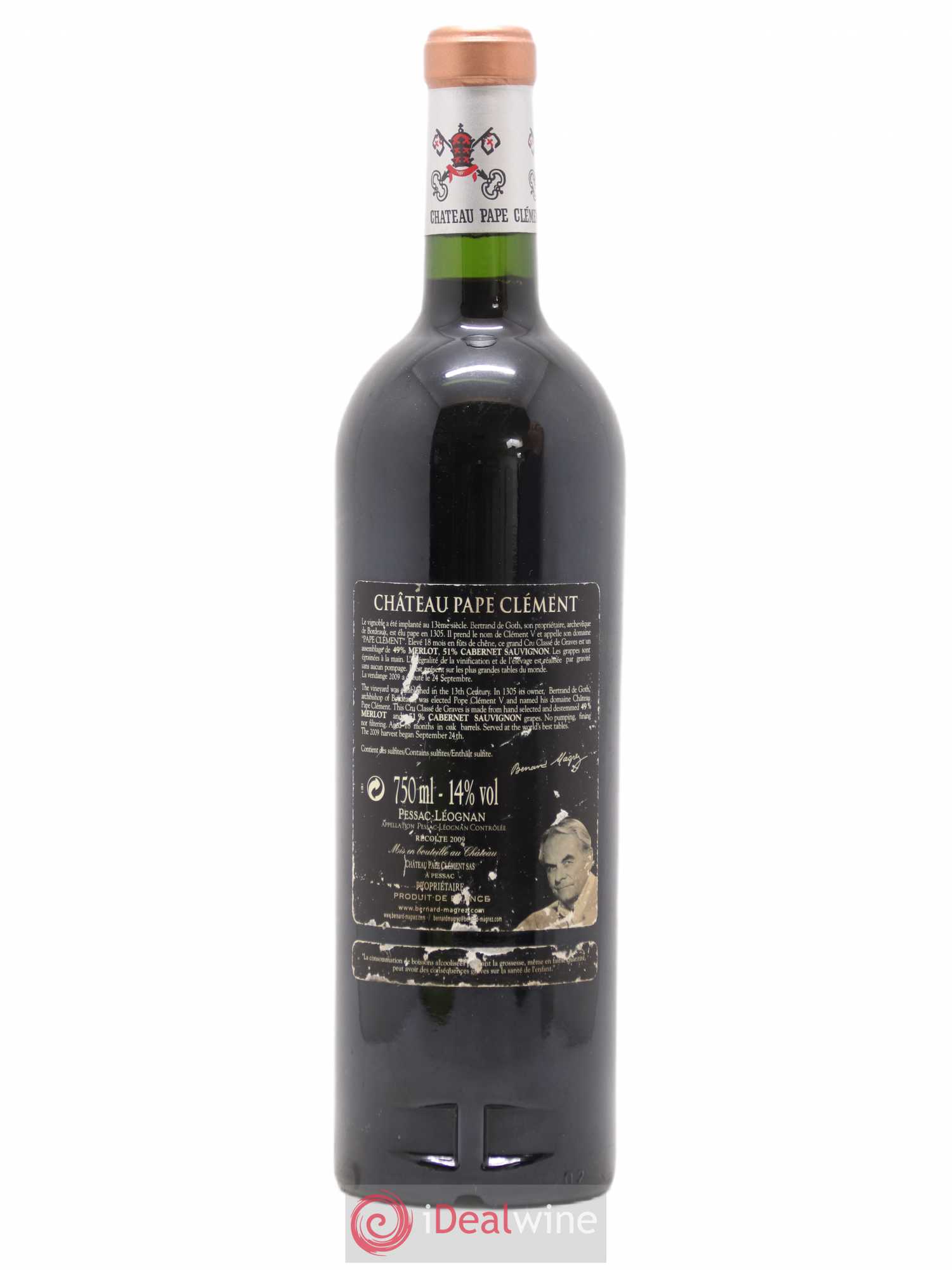 Château Pape Clément Cru Classé de Graves 2009 - Lot de 1 bouteille - 1