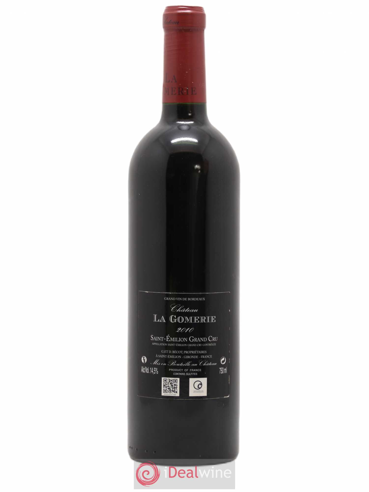 Château La Gomerie 2010 - Lot de 1 bouteille - 1