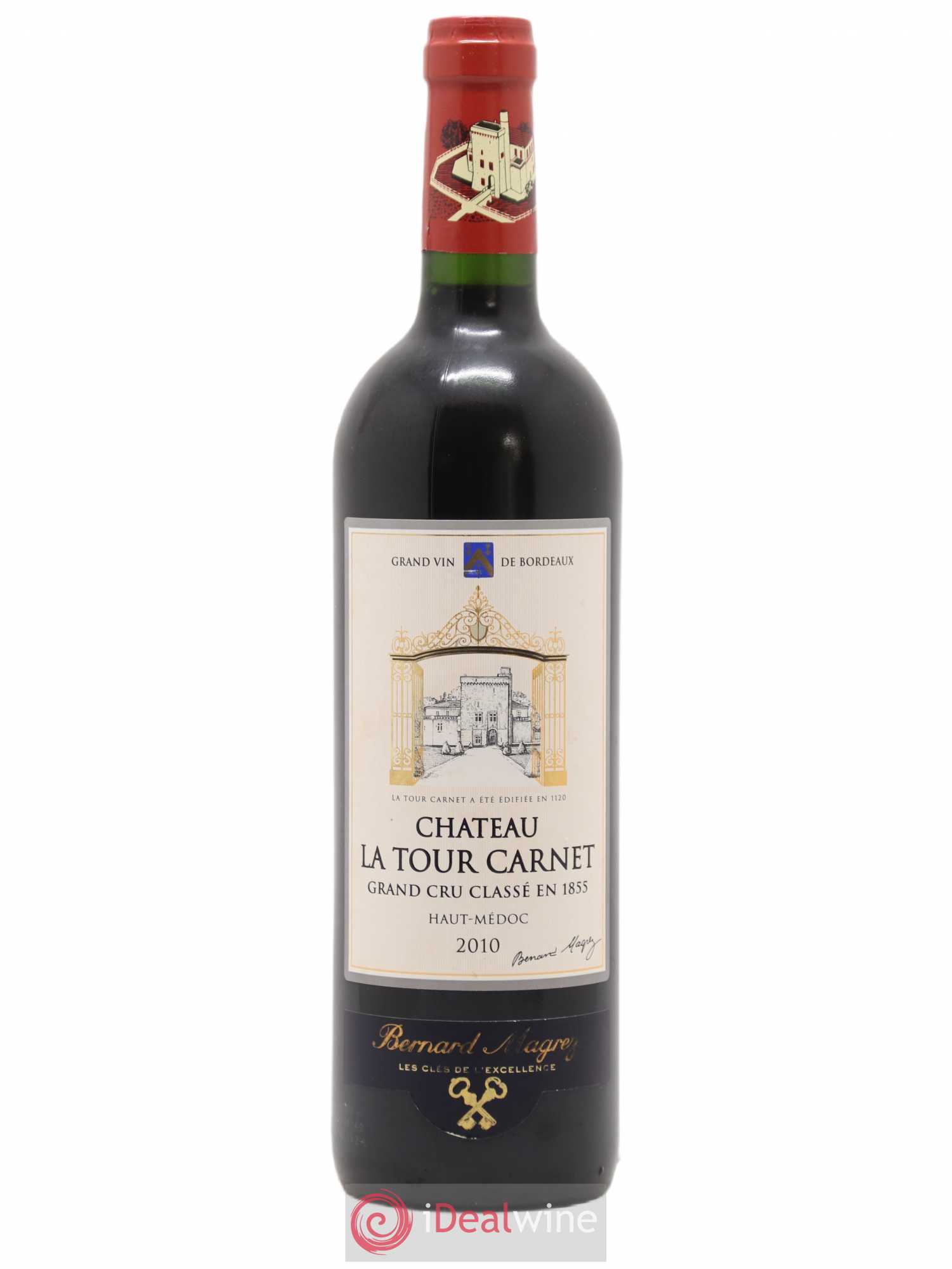 Château la Tour Carnet 4ème Grand Cru Classé 2010 - Lot de 1 bouteille - 0