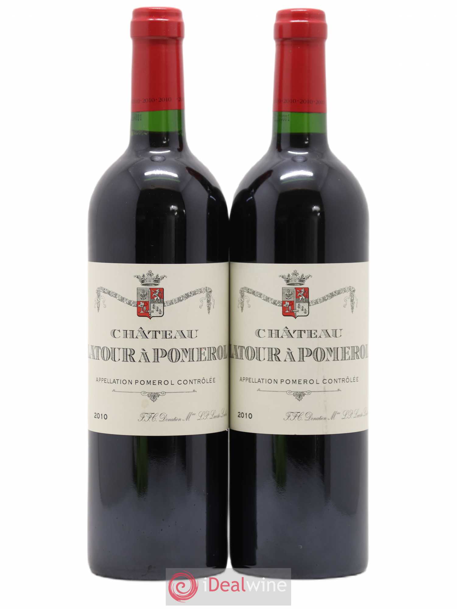 Château Latour à Pomerol 2010 - Lot de 2 bouteilles - 0