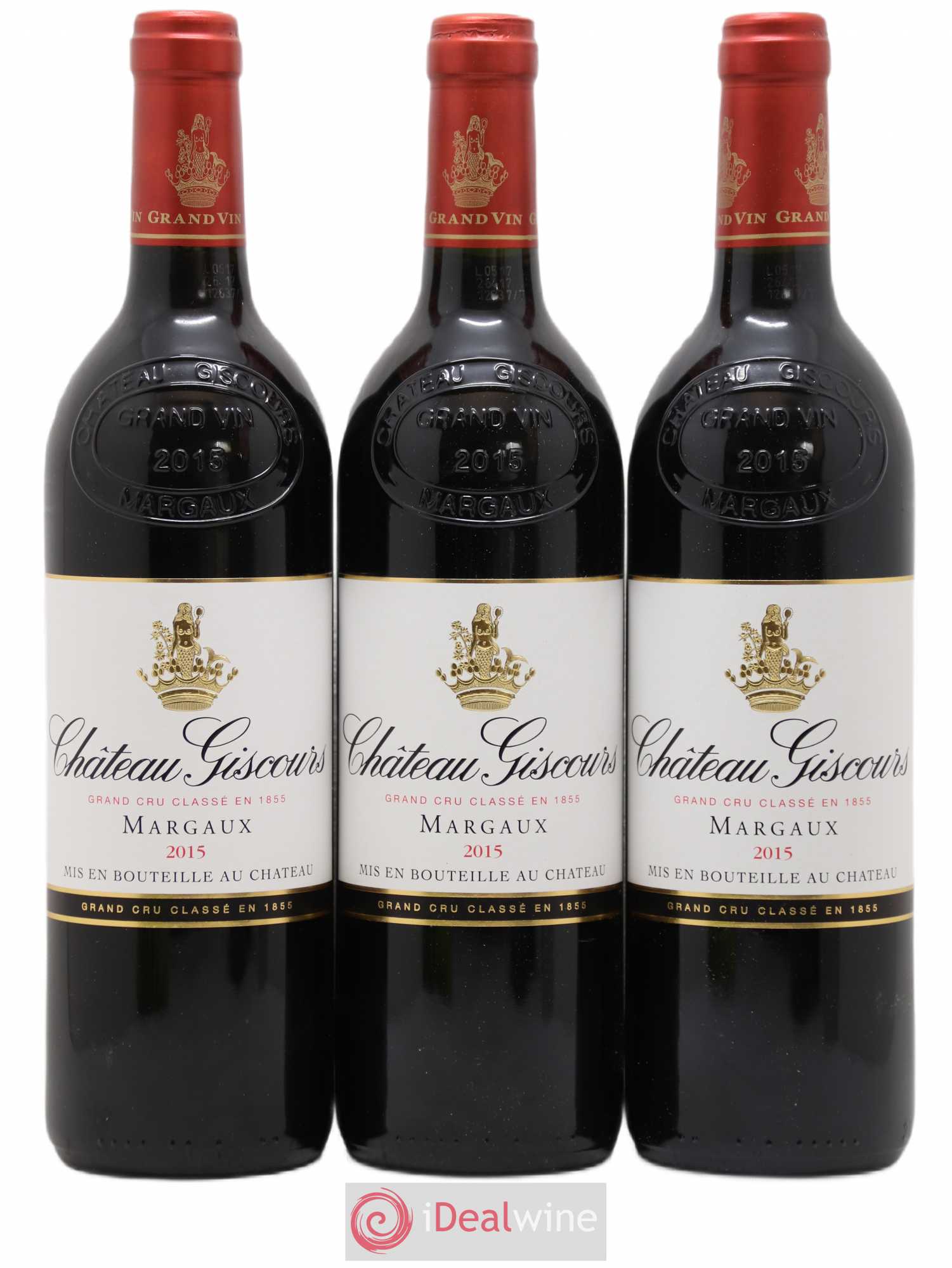 Château Giscours 3ème Grand Cru Classé 2015 - Lot de 3 bouteilles - 0