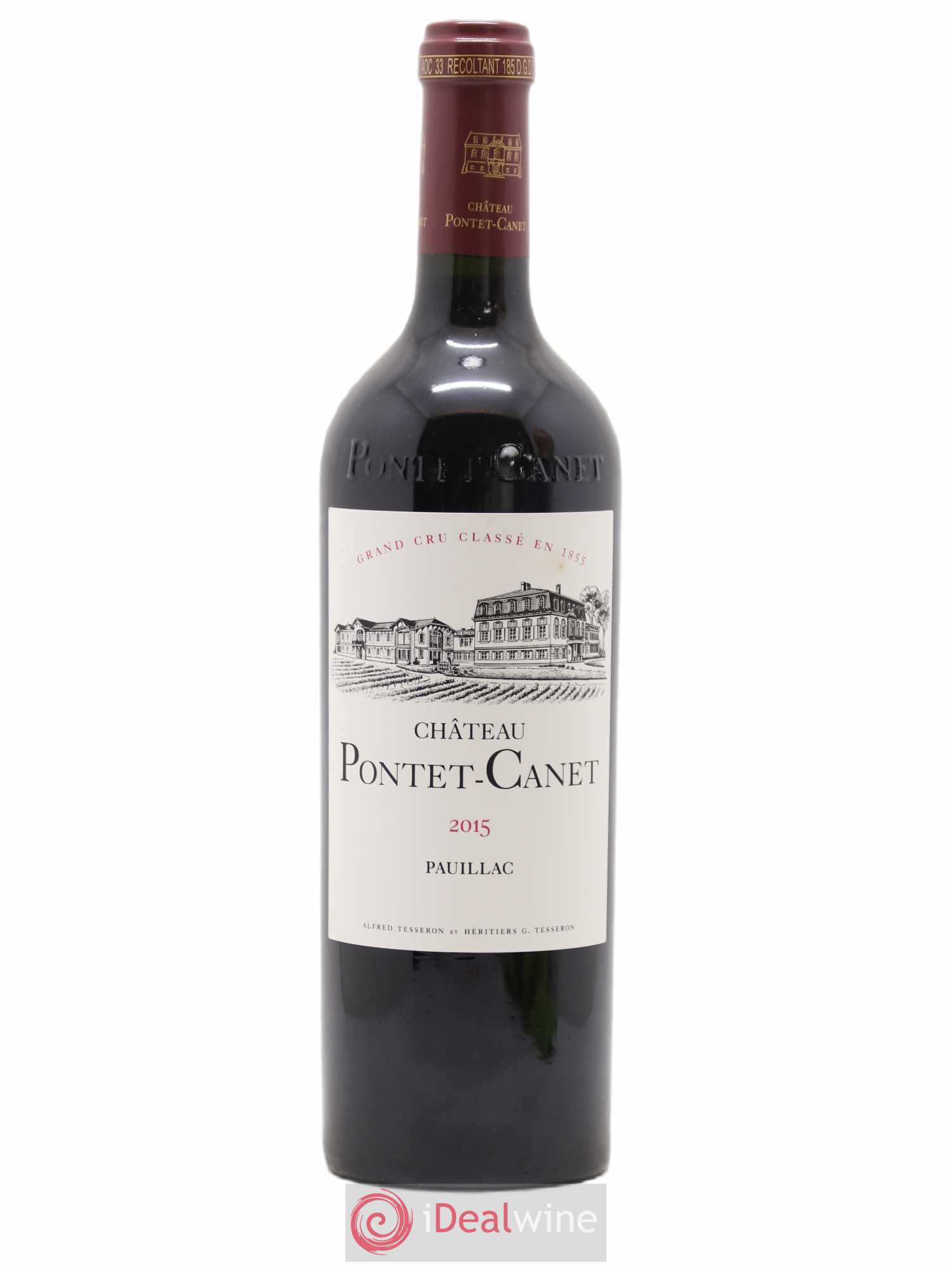 Château Pontet Canet 5ème Grand Cru Classé 2015 - Lot de 1 bouteille - 0