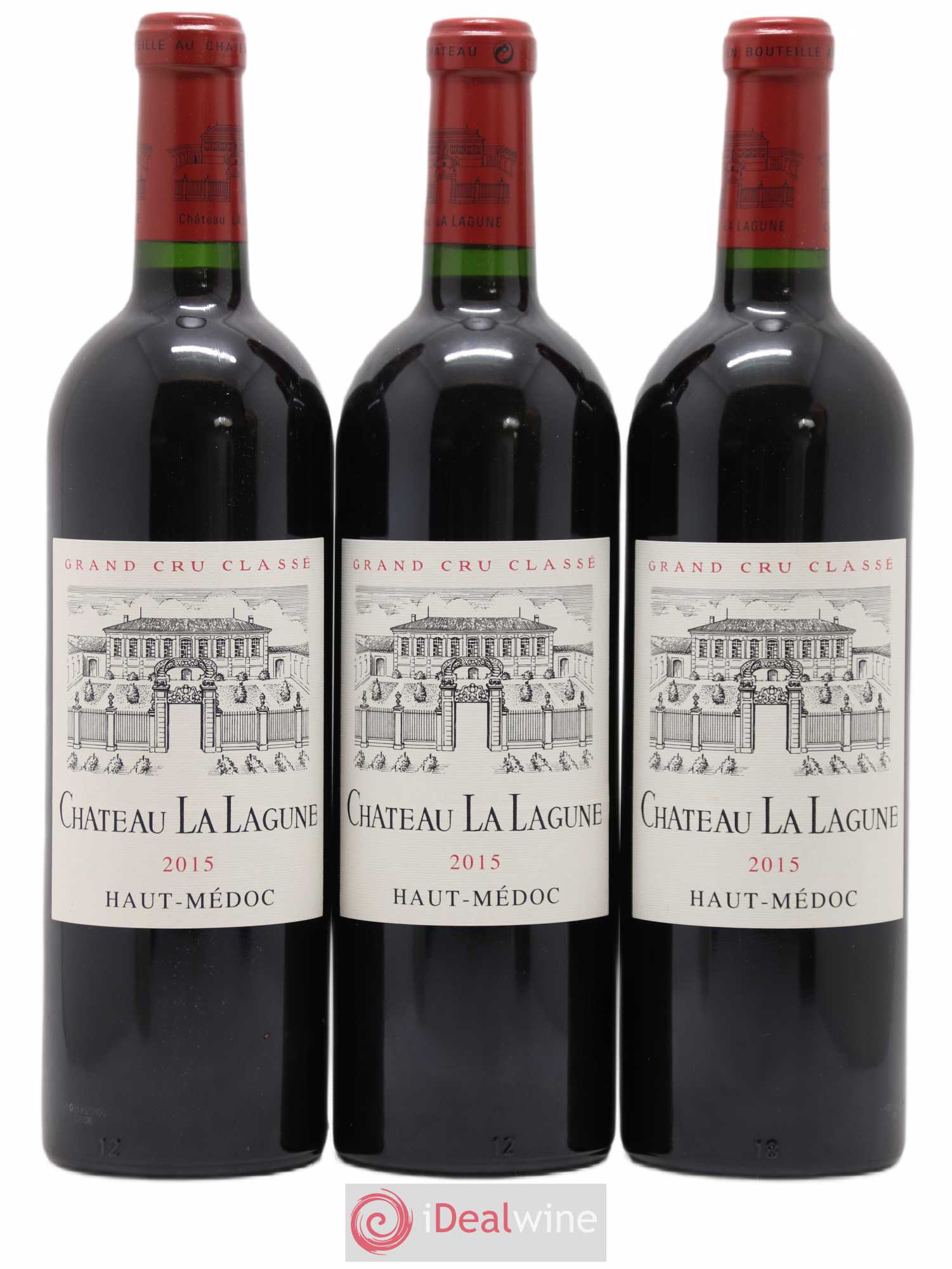Château la Lagune 3ème Grand Cru Classé 2015 - Lot de 3 bouteilles - 0