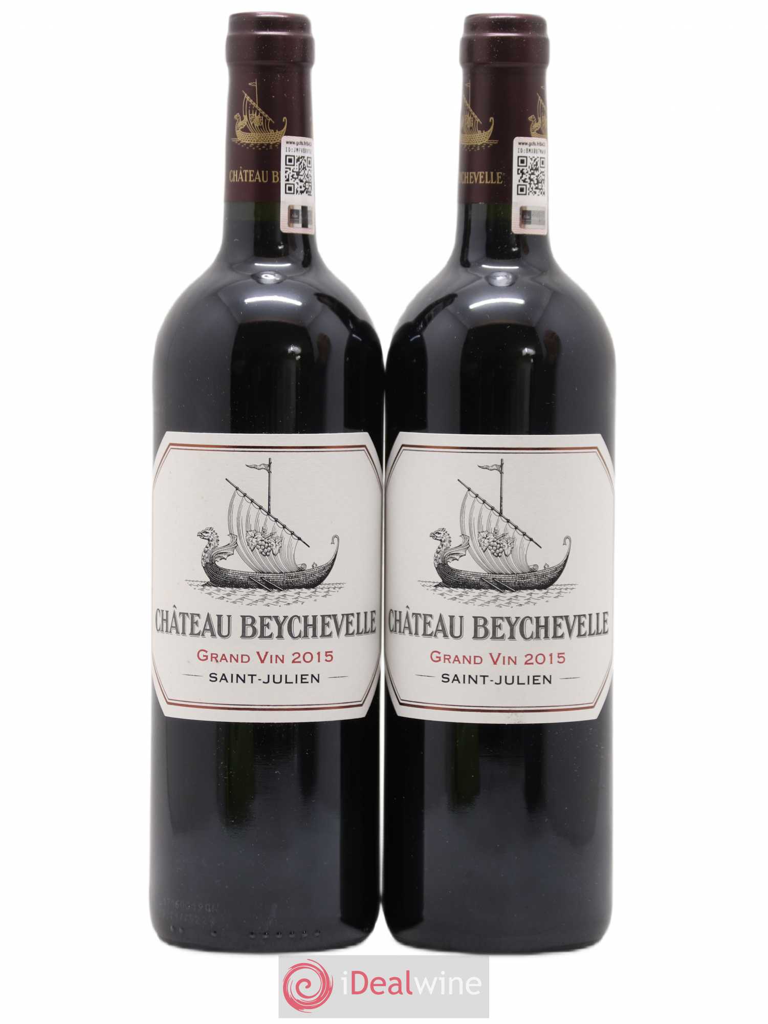 Château Beychevelle 4ème Grand Cru Classé 2015 - Lot de 2 bouteilles - 0