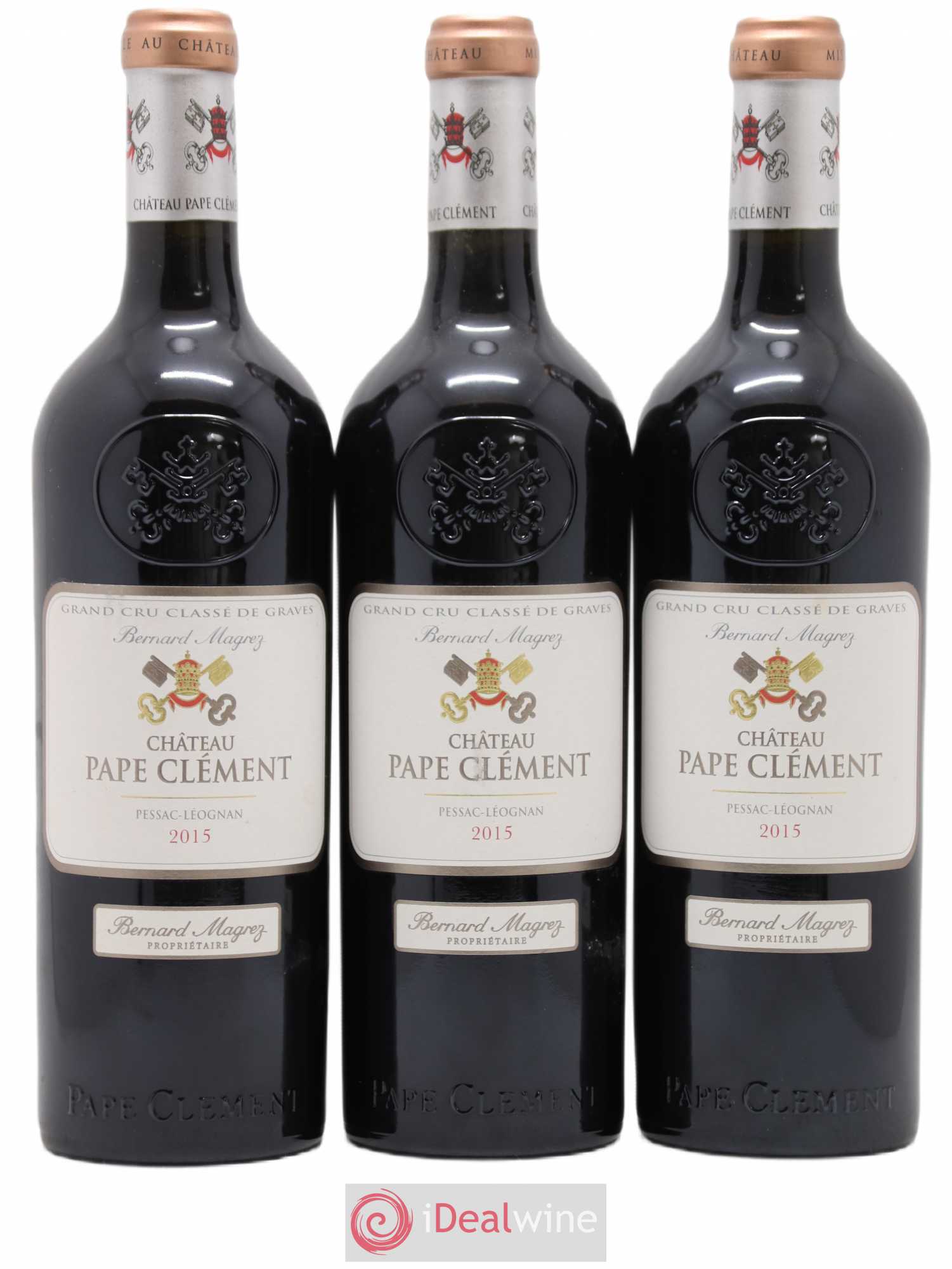 Château Pape Clément Cru Classé de Graves 2015 - Lot de 3 bouteilles - 0