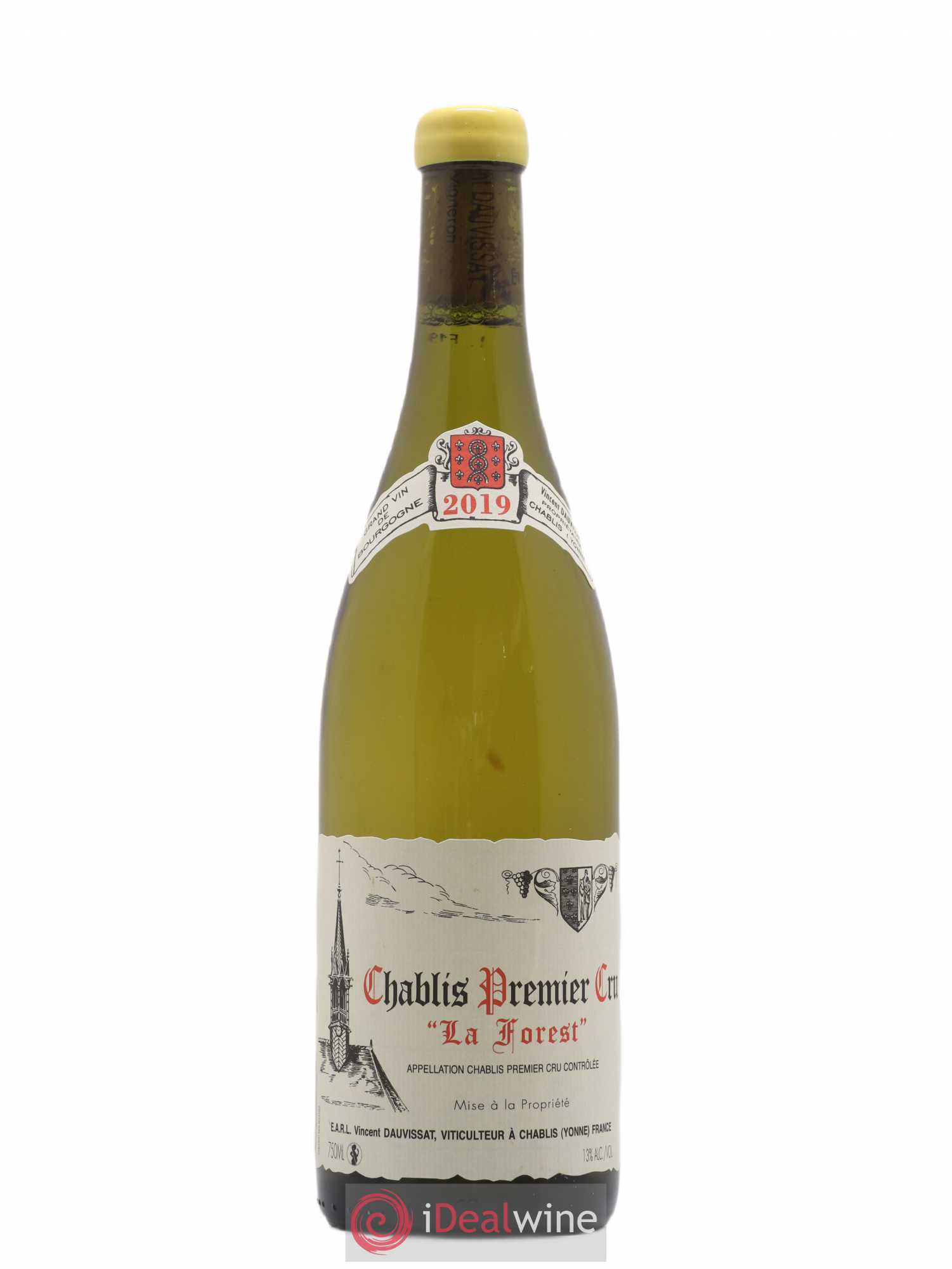 Chablis 1er Cru La Forest Vincent Dauvissat (Domaine) 2019 - Lot de 1 bouteille - 0