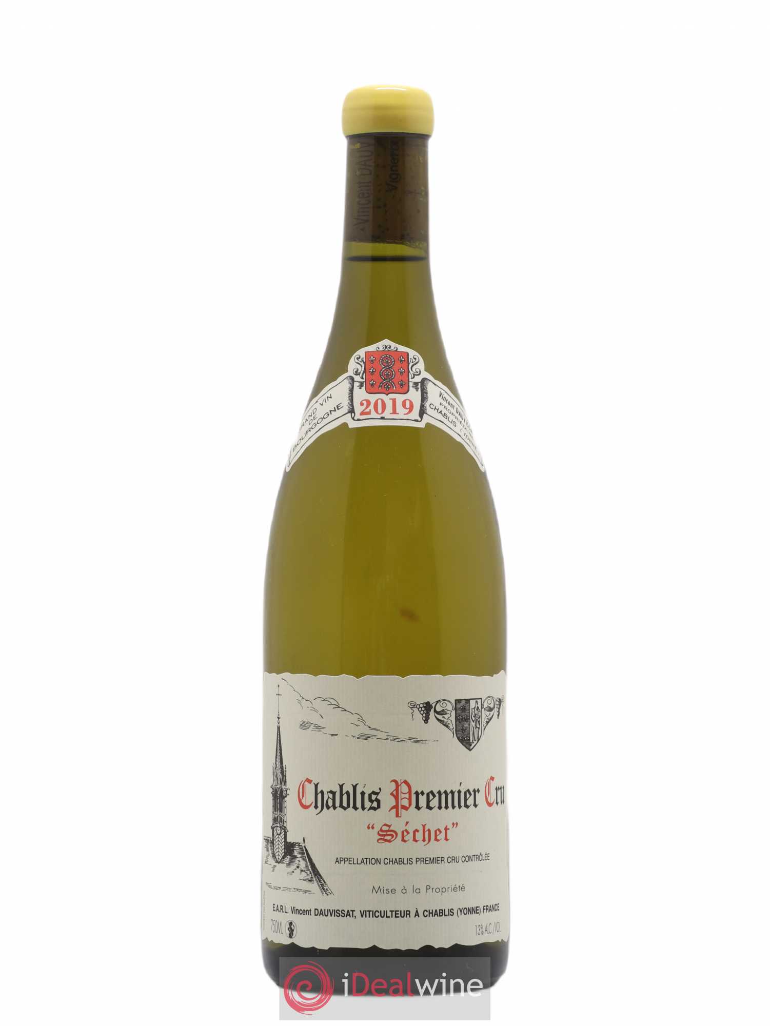 Chablis 1er Cru Séchet Vincent Dauvissat (Domaine) 2019 - Lot de 1 bouteille - 0