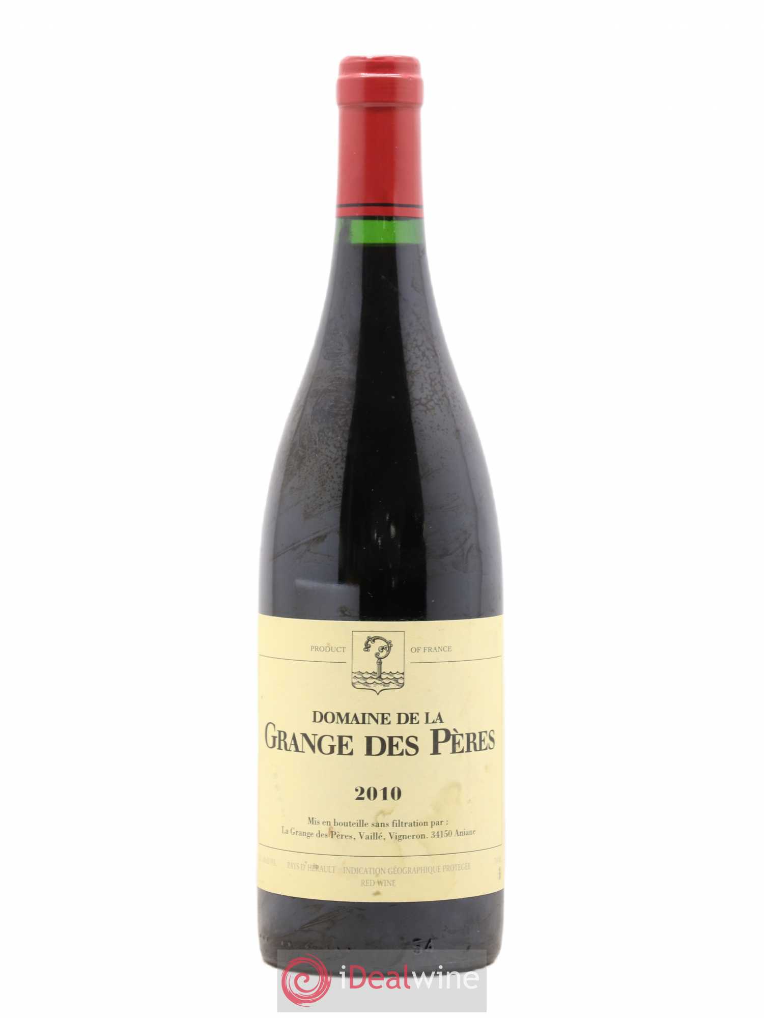 Pays d'Hérault Grange des Pères Laurent Vaillé 2010 - Lot de 1 bouteille - 0