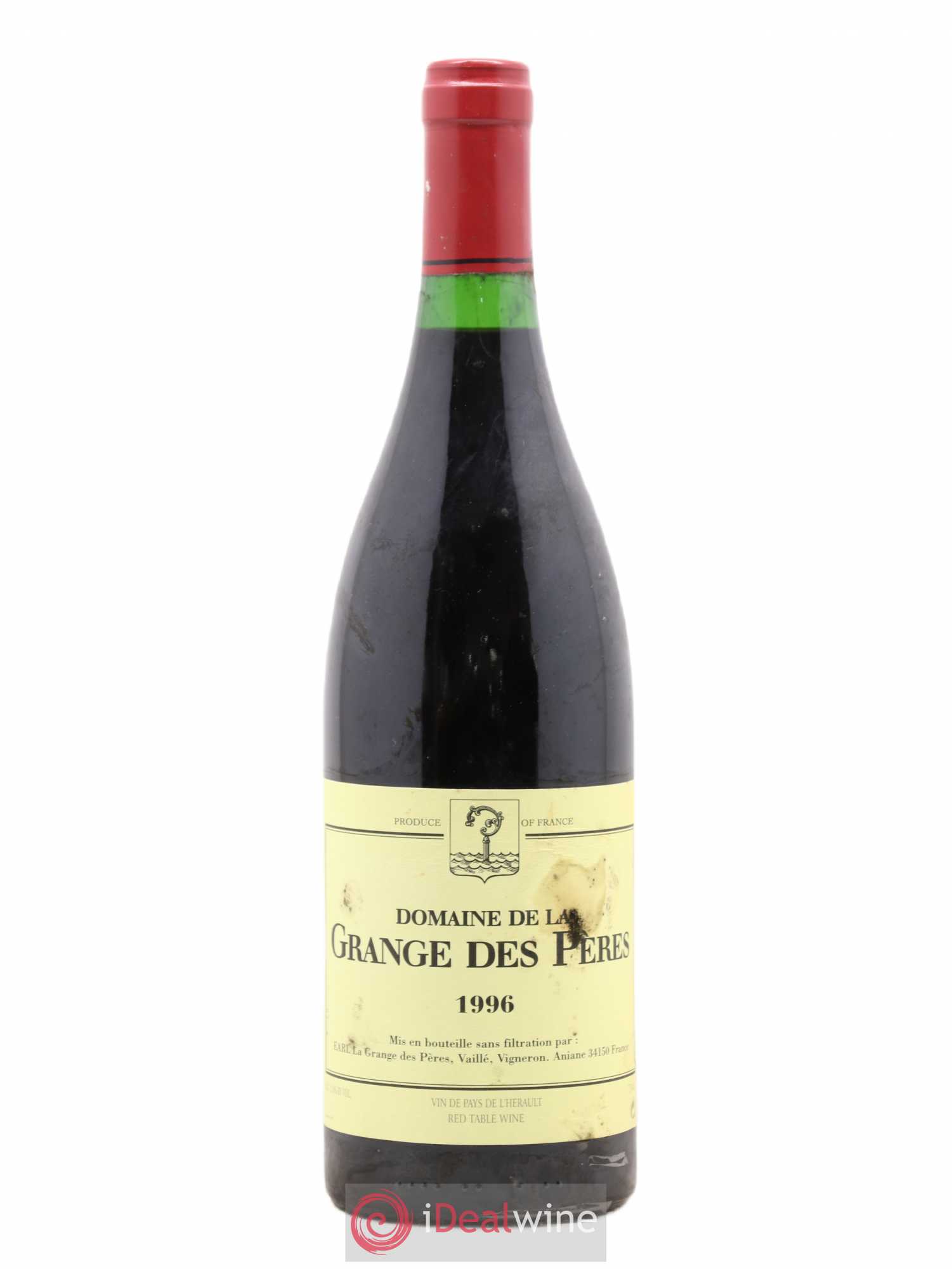 Pays d'Hérault Grange des Pères Laurent Vaillé 1996 - Lot de 1 bouteille - 0