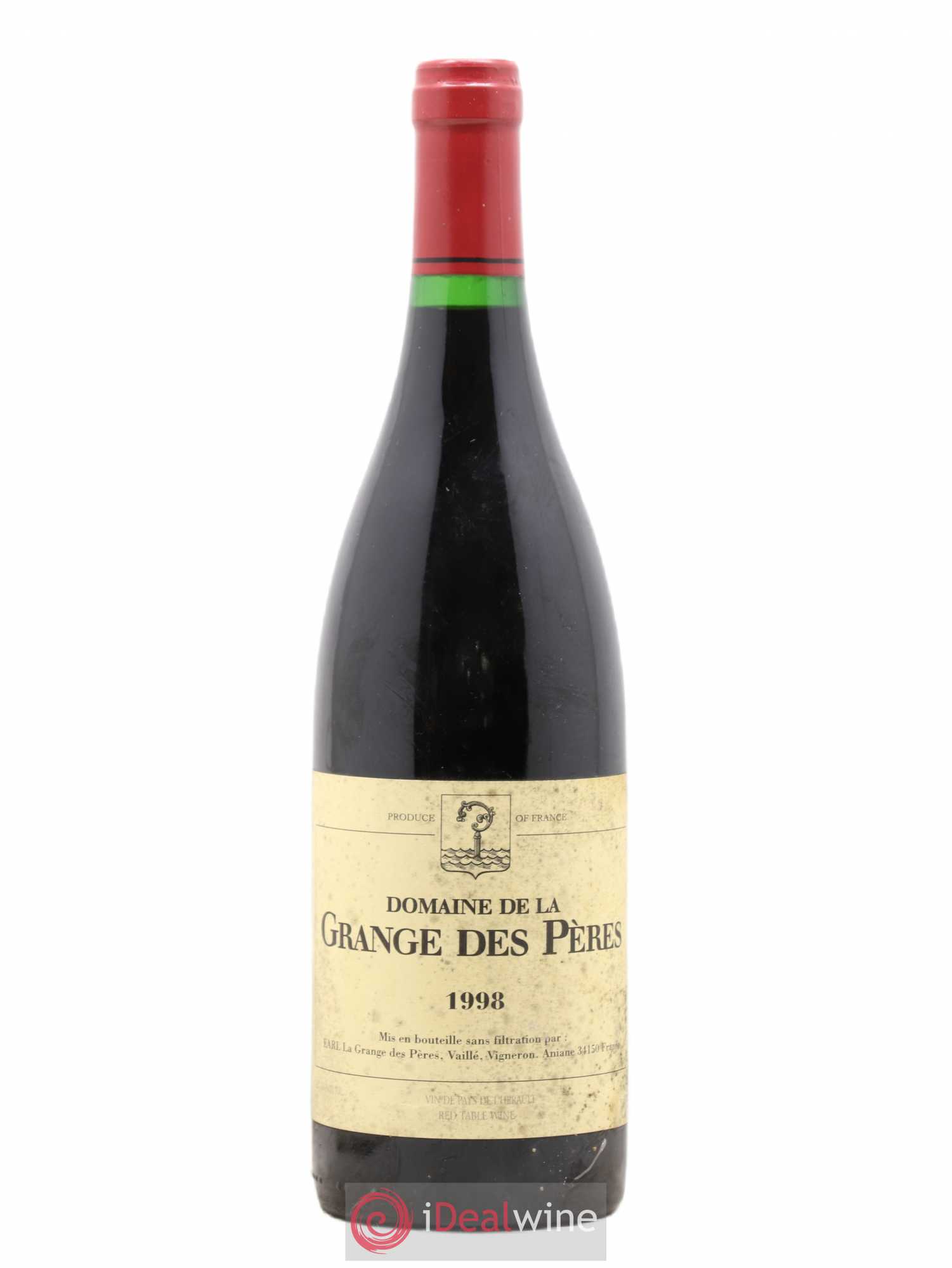 Pays d'Hérault Grange des Pères Laurent Vaillé 1998 - Lotto di 1 bottiglia - 0