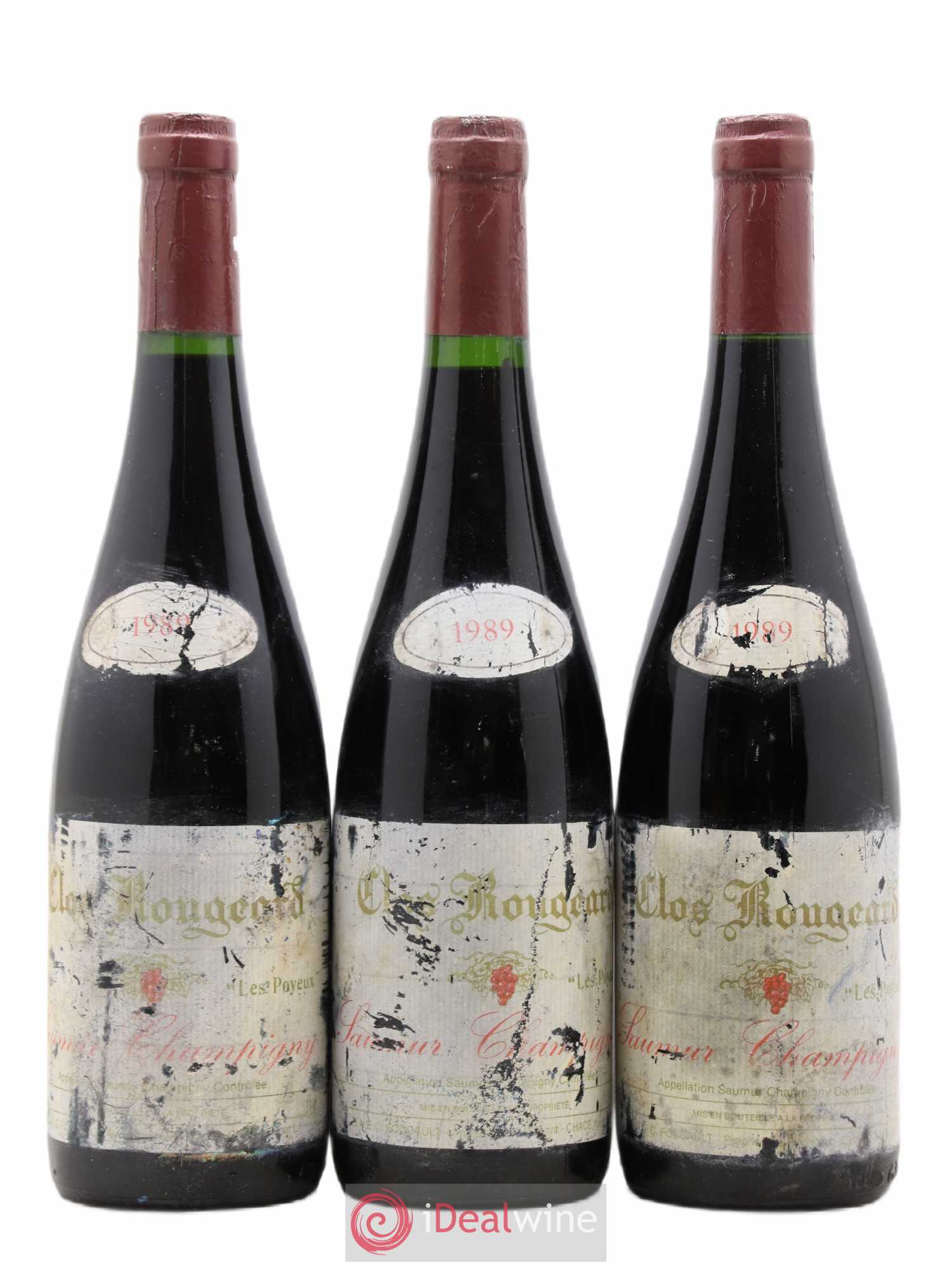 Saumur-Champigny Les Poyeux Clos Rougeard 1989 - Lot de 3 bouteilles - 0