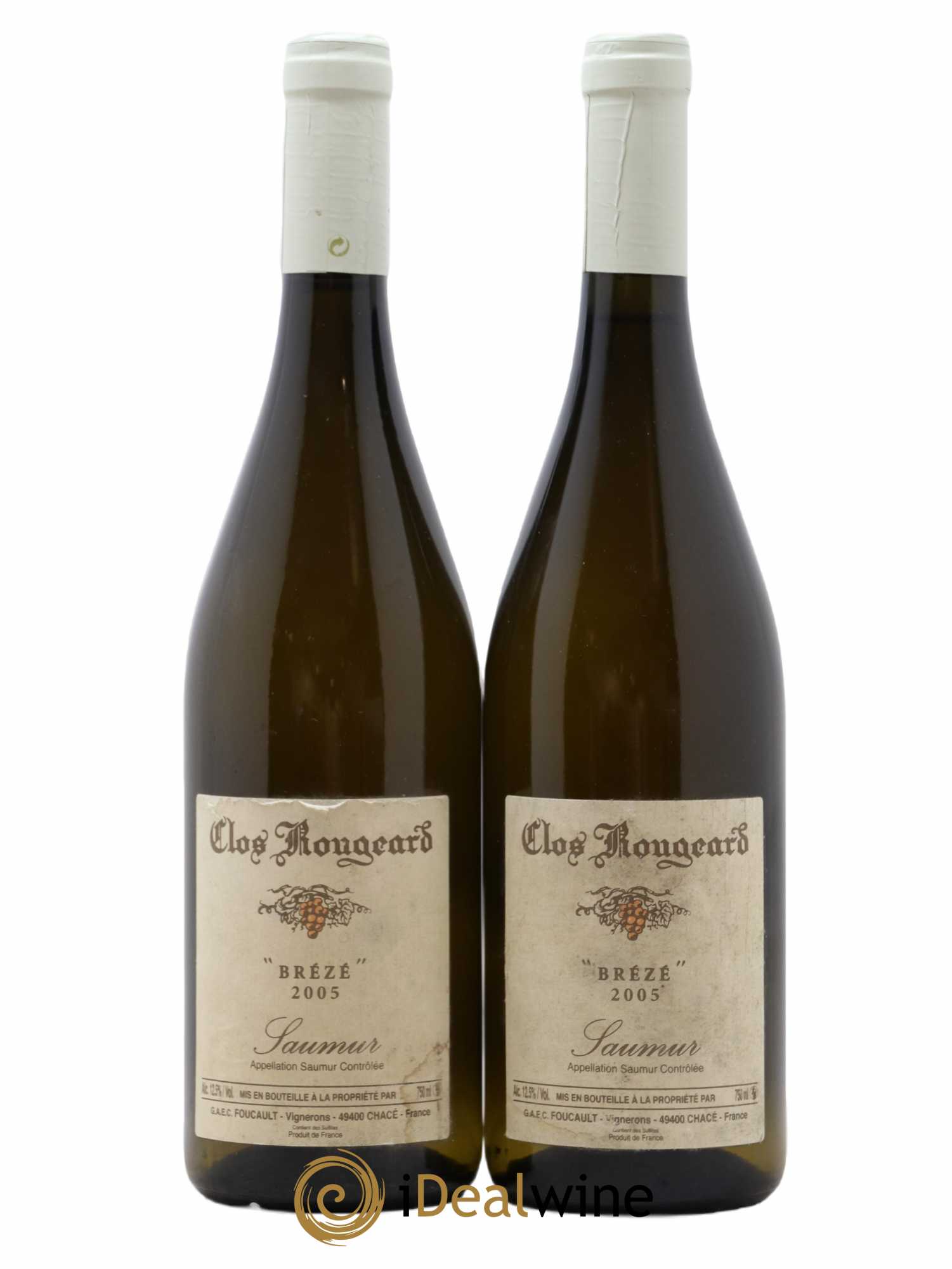 Saumur Brézé Clos Rougeard 2005 - Lot de 2 bouteilles - 0