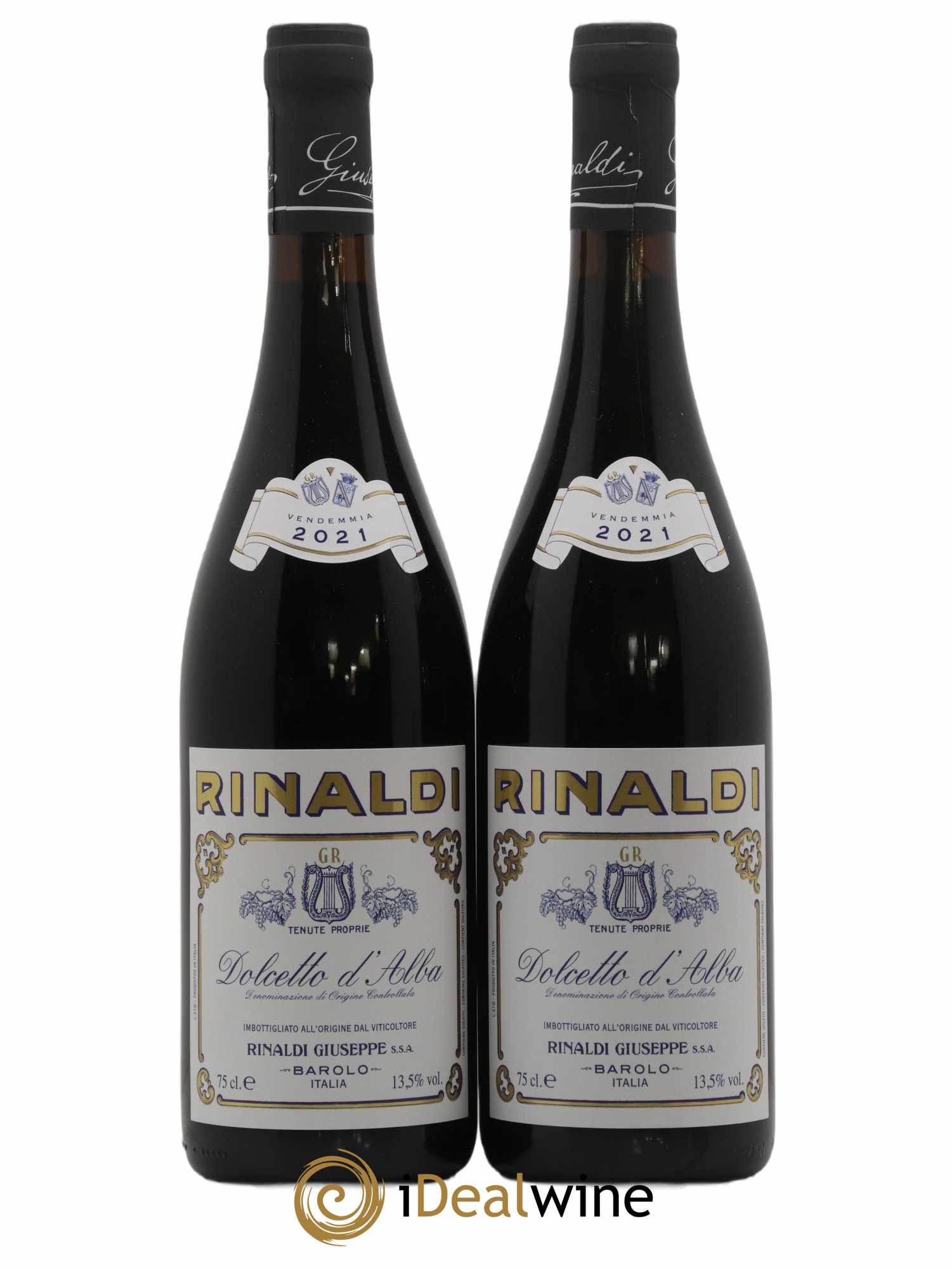 Dolcetto d'Alba DOC Giuseppe Rinaldi 2021 - Lot de 2 bouteilles - 0