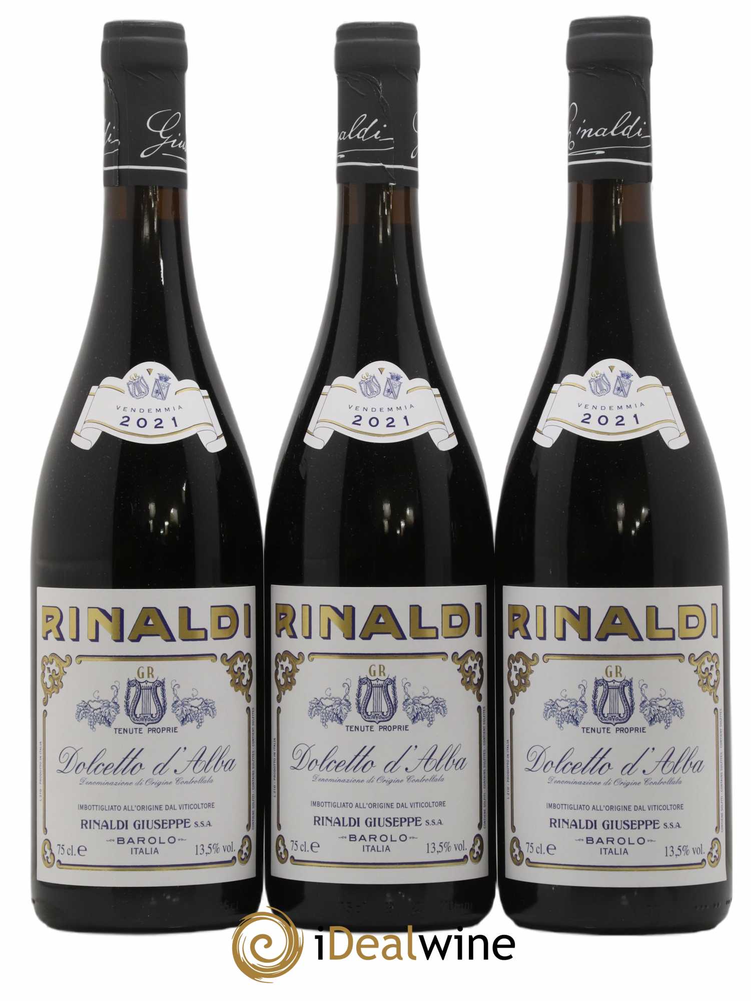 Dolcetto d'Alba DOC Giuseppe Rinaldi 2021 - Lot de 3 bouteilles - 0