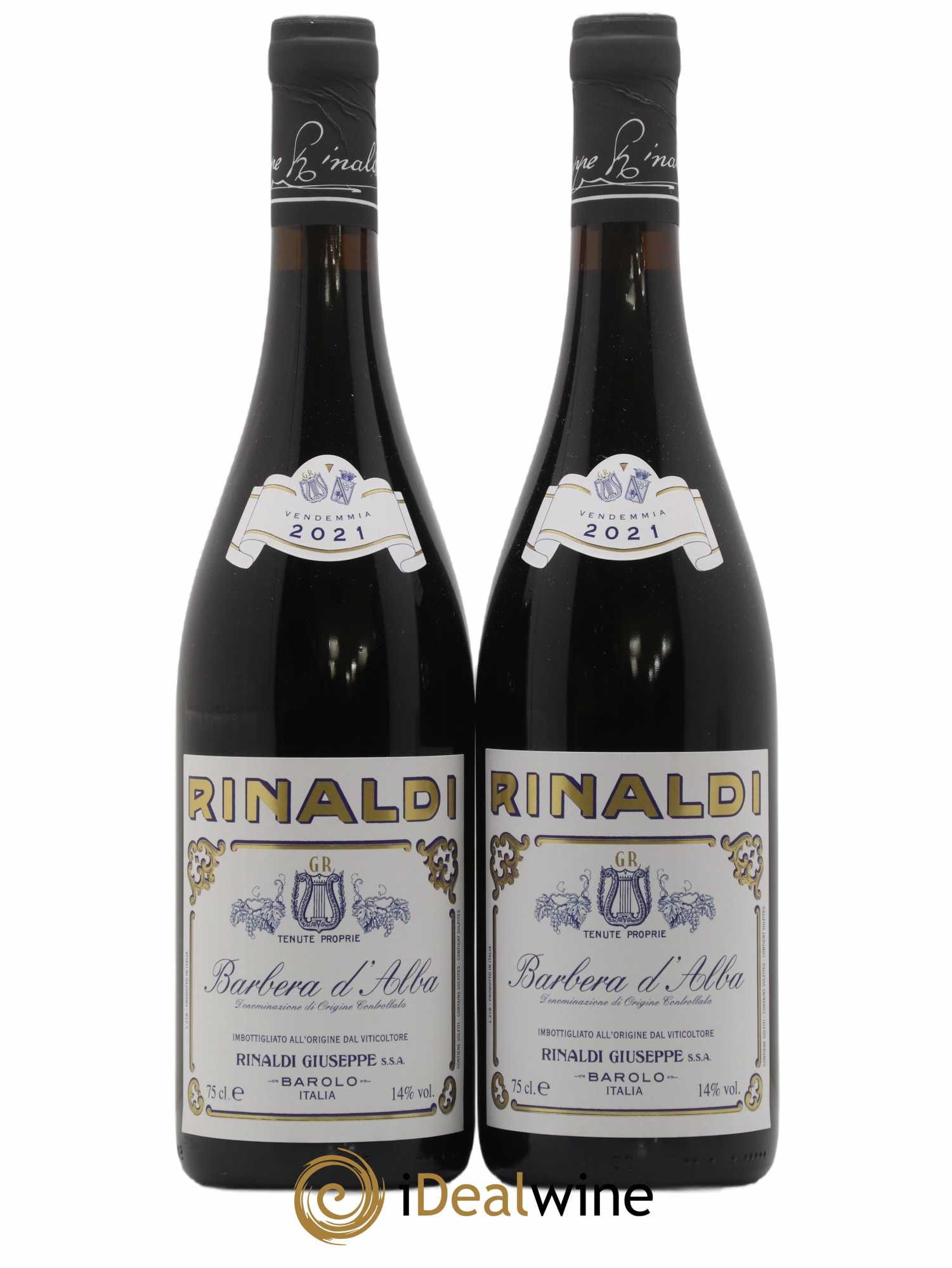 Barbera d'Alba Giuseppe Rinaldi 2021 - Lot de 2 bouteilles - 0