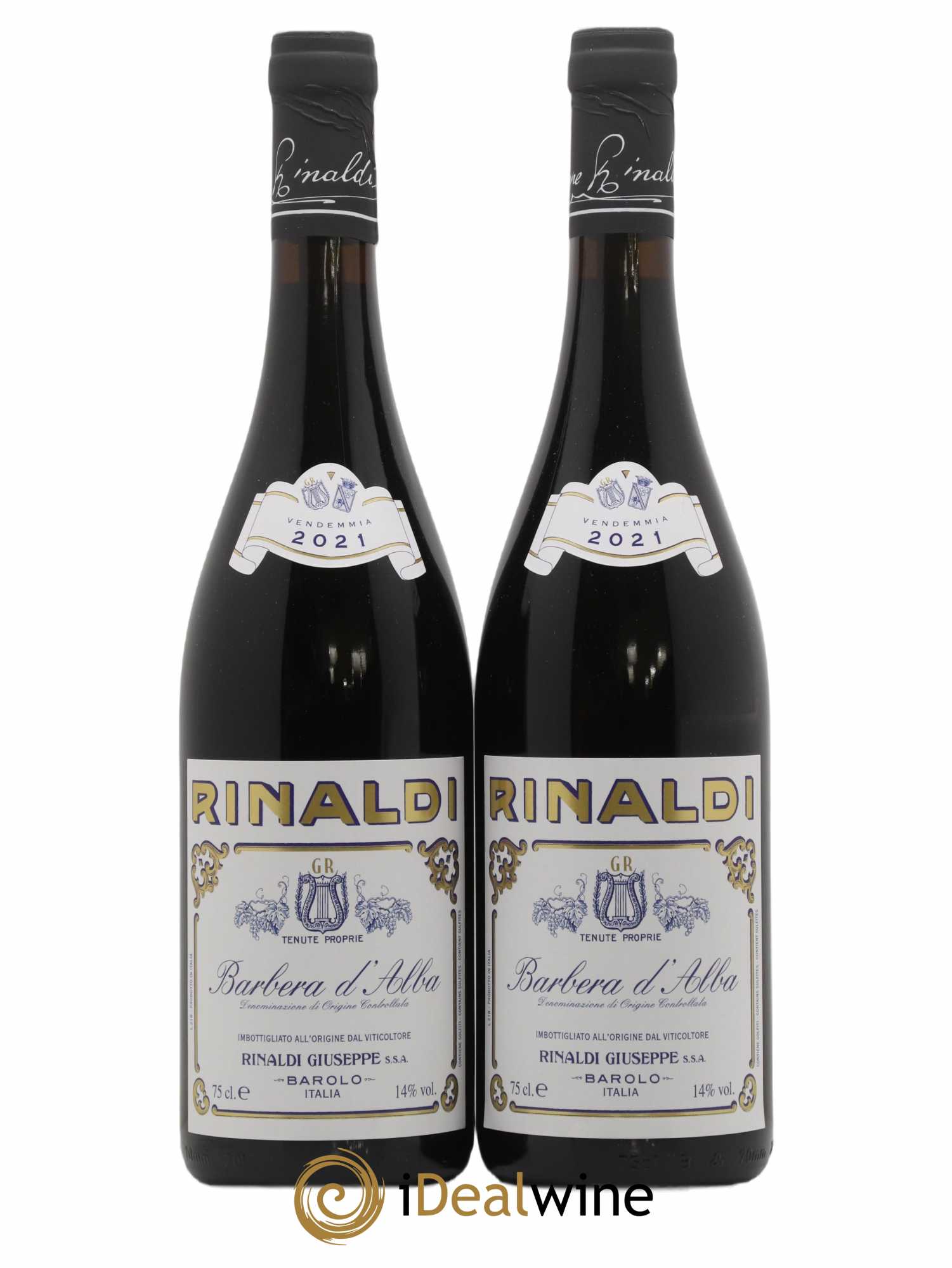 Barbera d'Alba Giuseppe Rinaldi 2021 - Lot de 2 bouteilles - 0