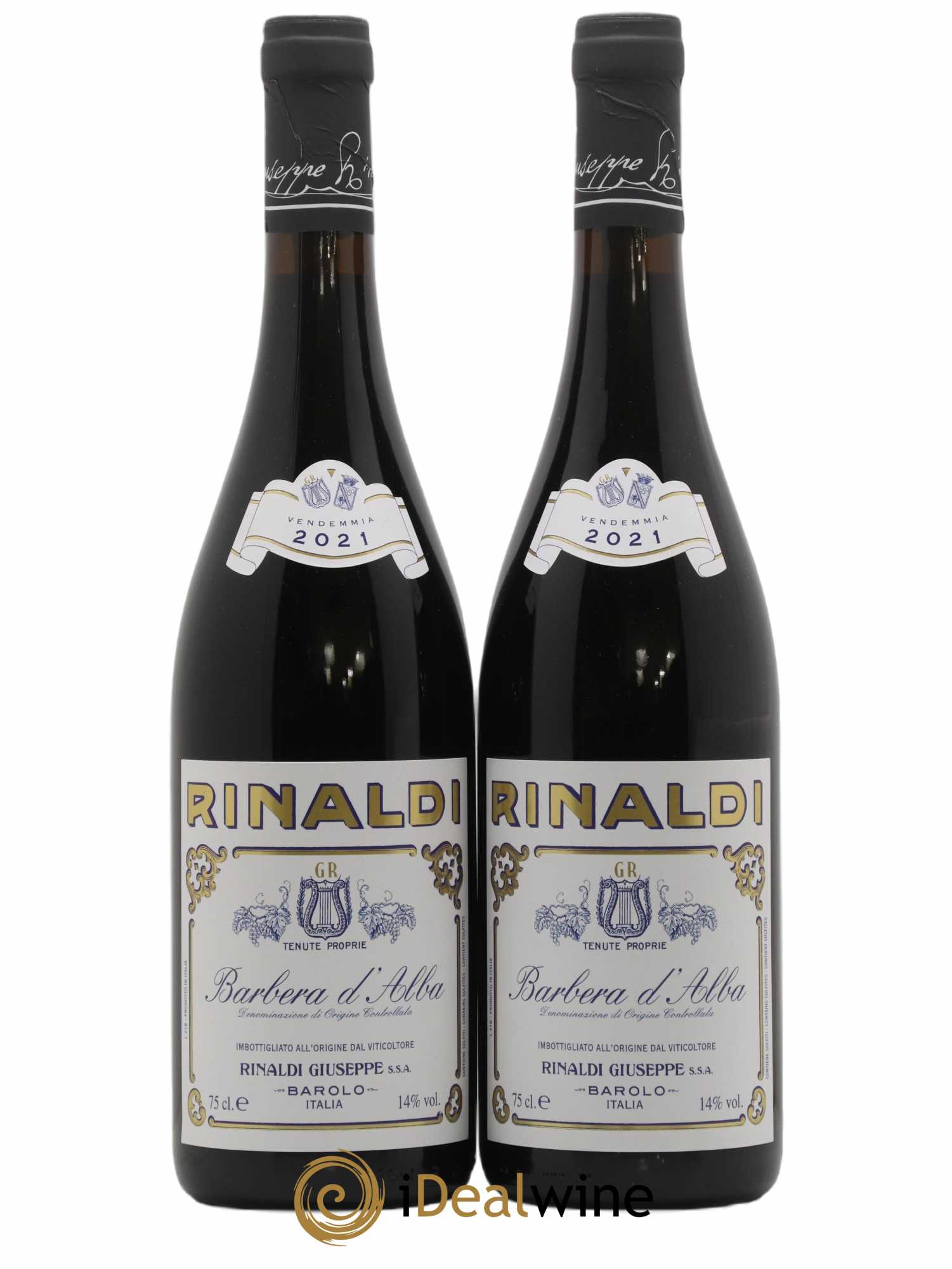 Barbera d'Alba Giuseppe Rinaldi 2021 - Lot de 2 bouteilles - 0