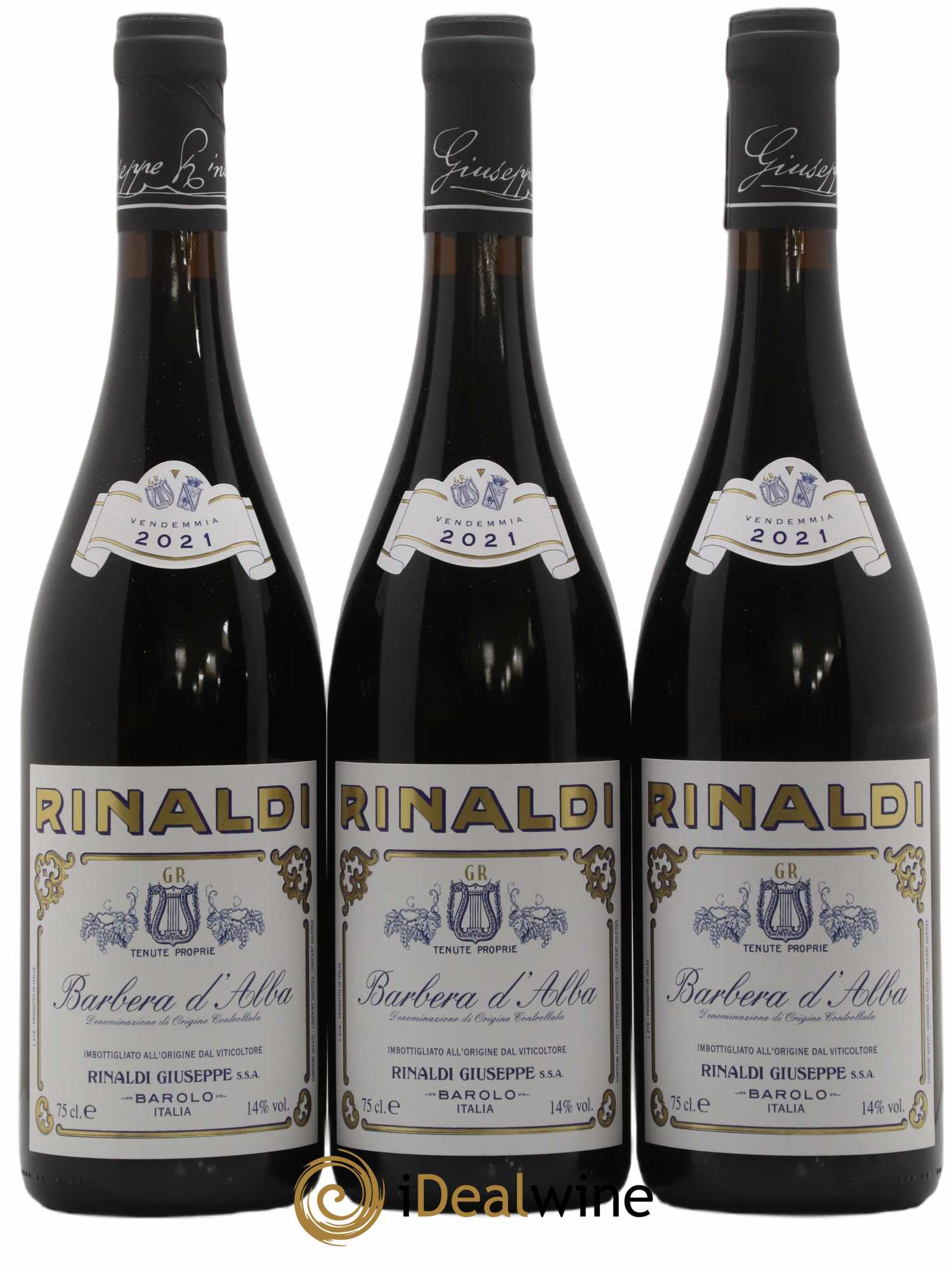 Barbera d'Alba Giuseppe Rinaldi 2021 - Posten von 3 Flaschen - 0