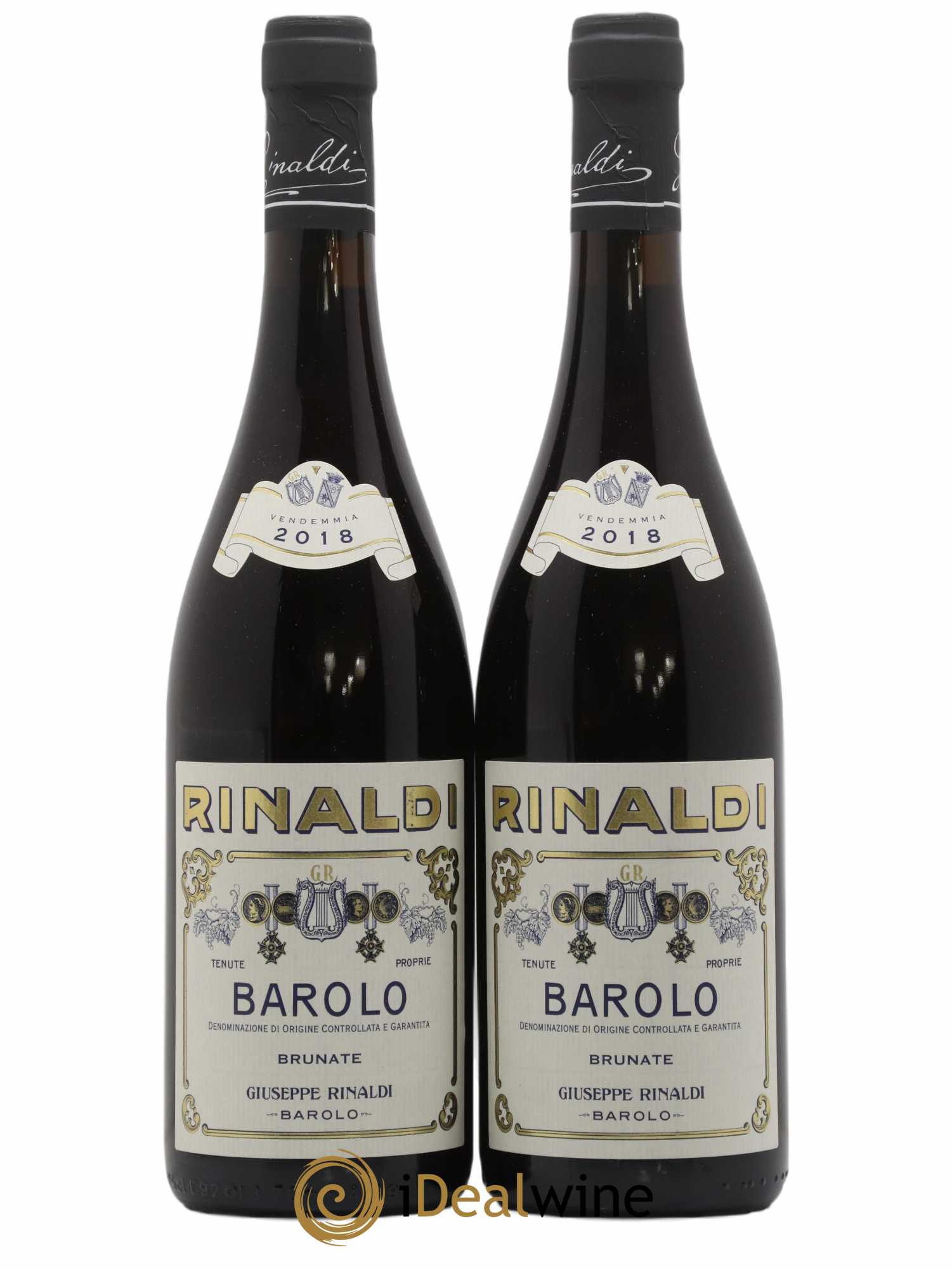 Barolo DOCG Brunate Giuseppe Rinaldi 2018 - Lot de 2 bouteilles - 0