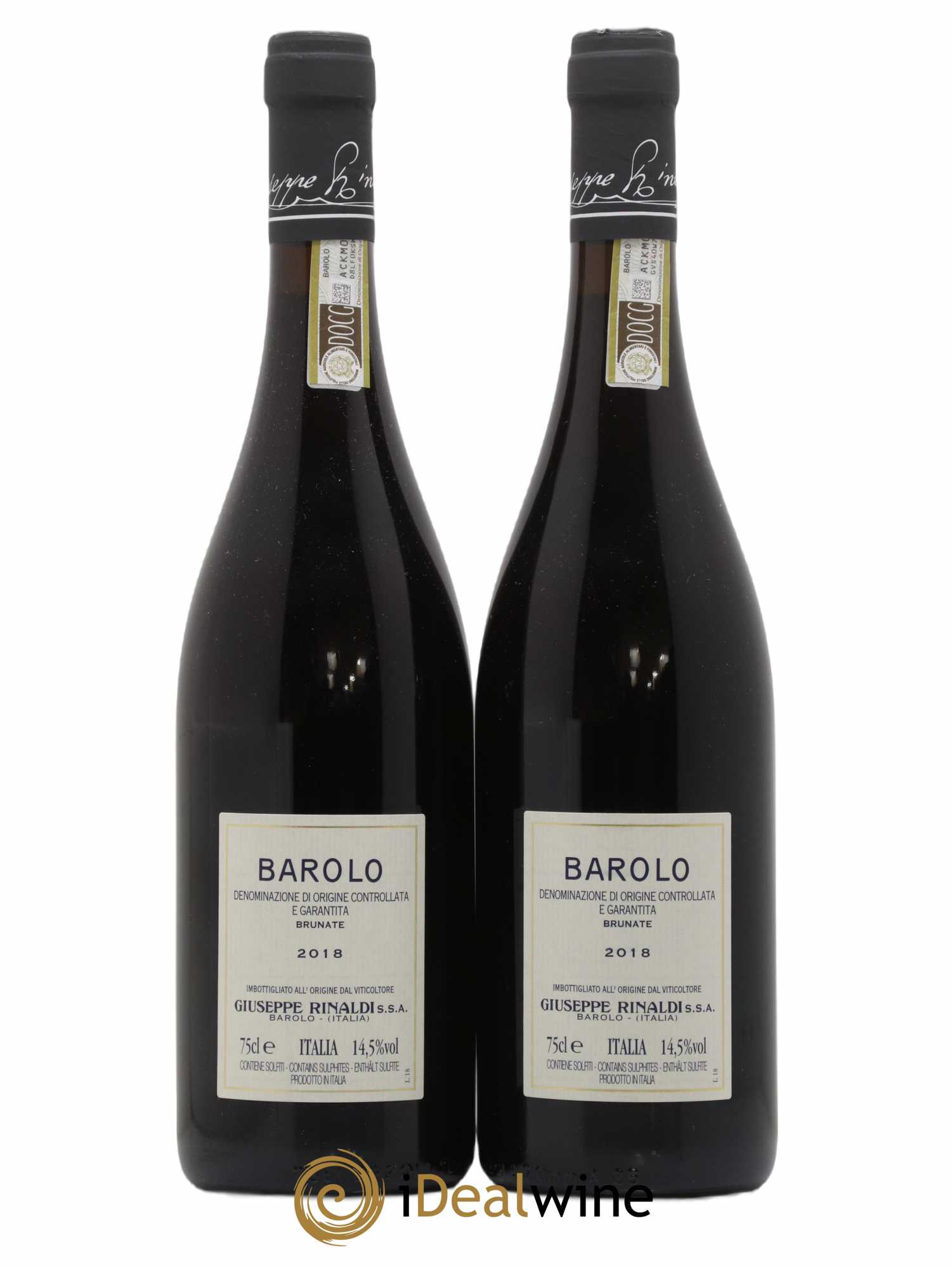 Barolo DOCG Brunate Giuseppe Rinaldi 2018 - Lot of 2 bottles - 1
