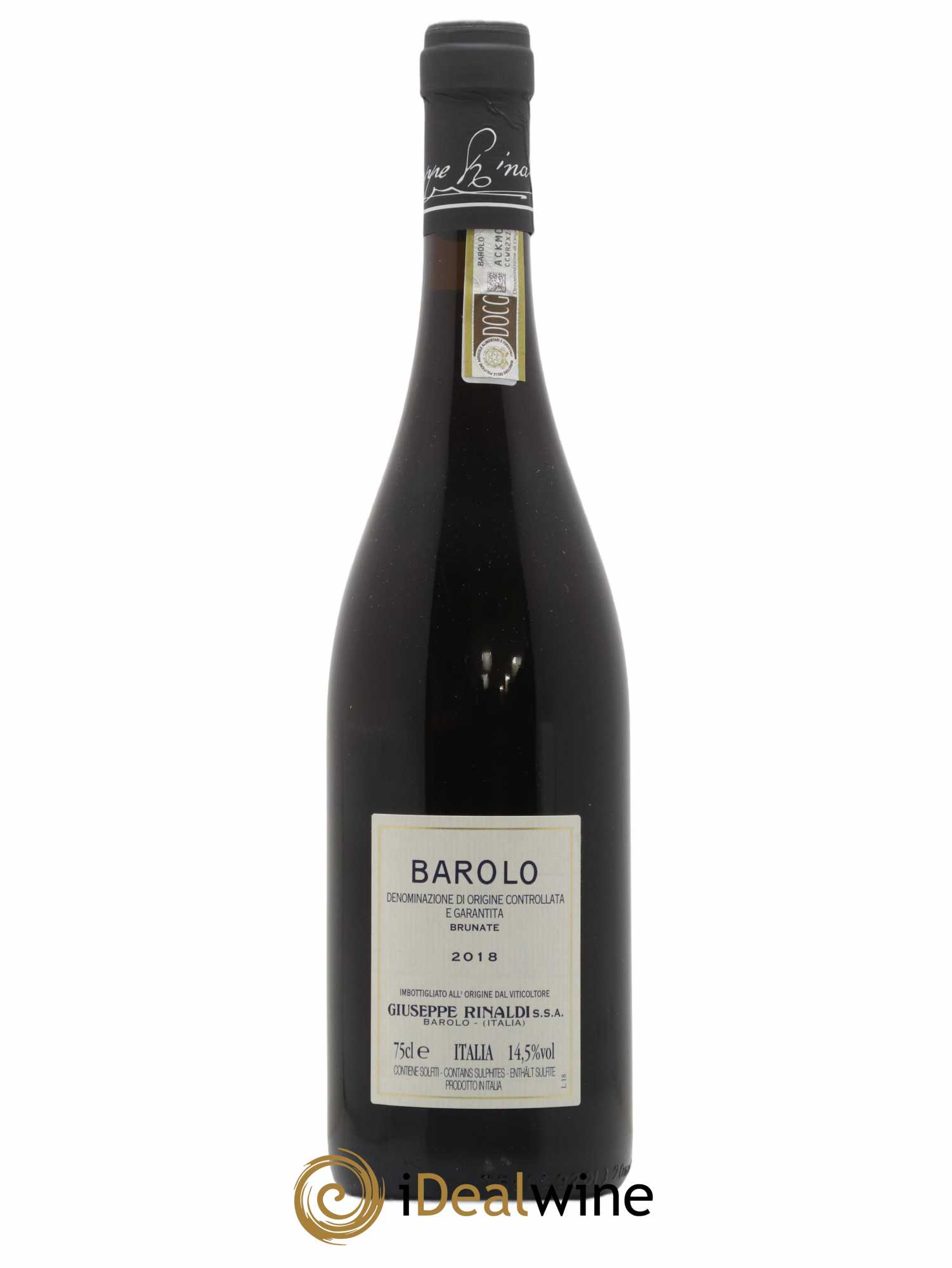 Barolo DOCG Brunate Giuseppe Rinaldi 2018 - Lot of 1 bottle - 1