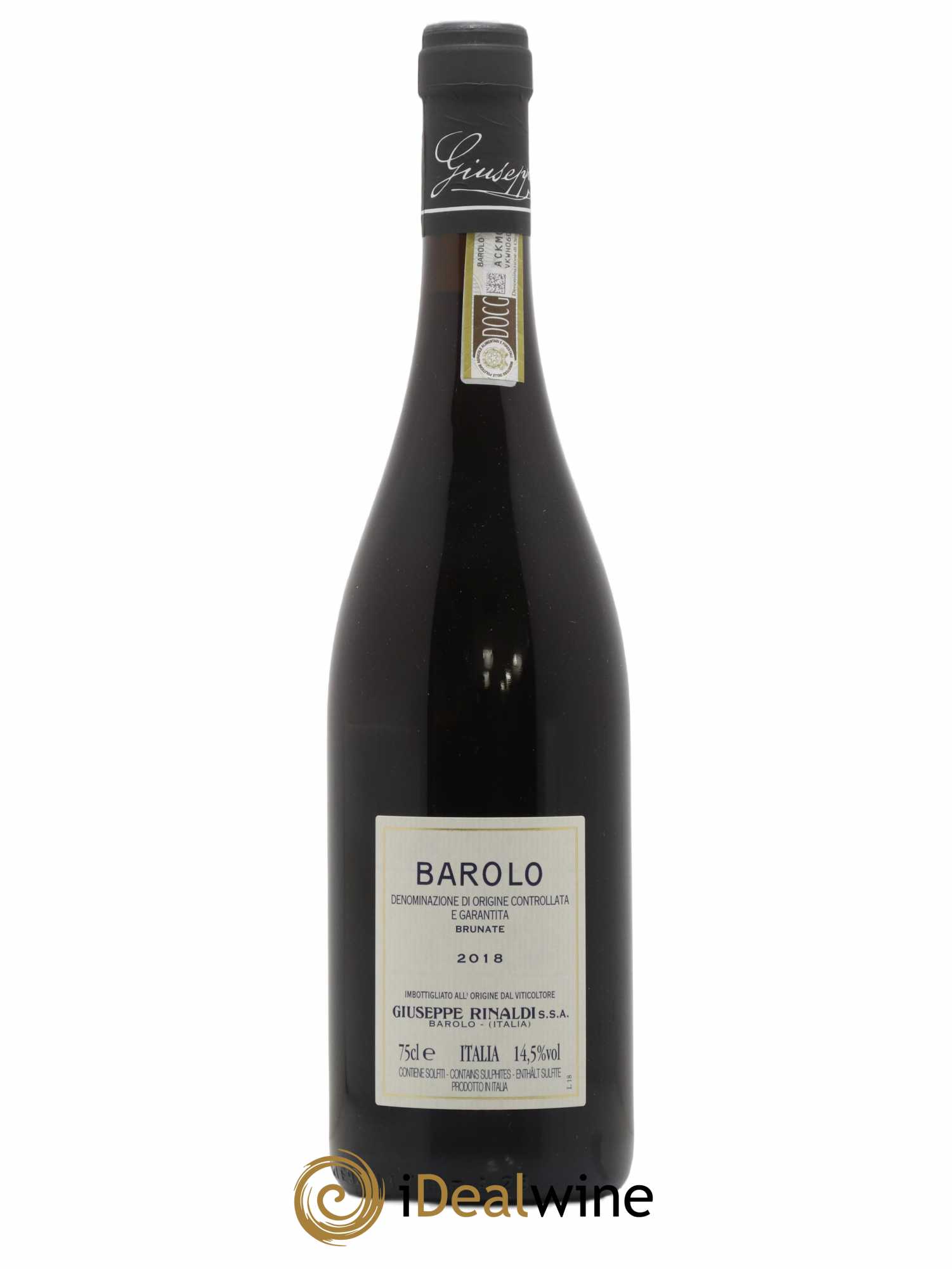 Barolo DOCG Brunate Giuseppe Rinaldi 2018 - Lot of 1 bottle - 1