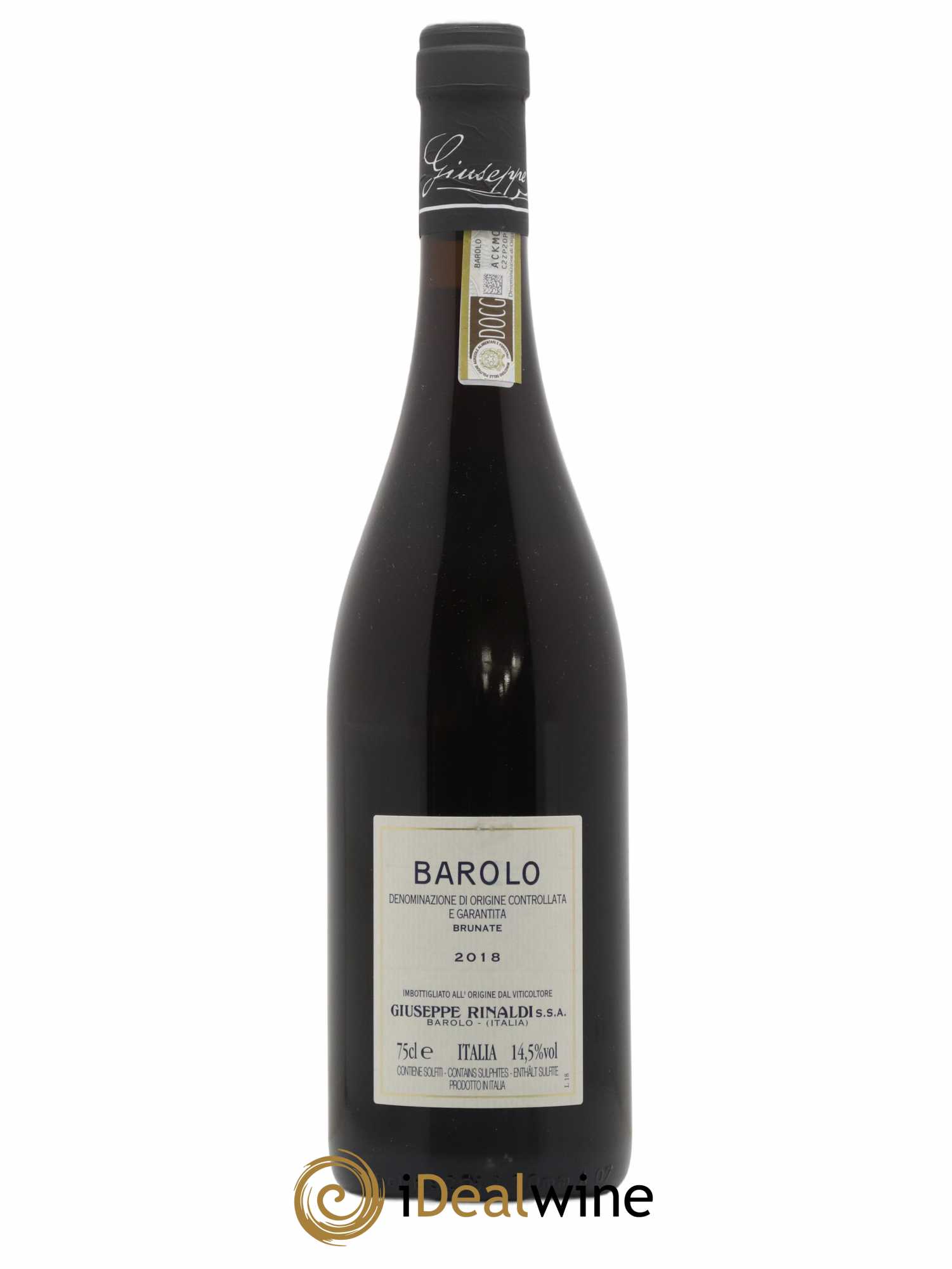 Barolo DOCG Brunate Giuseppe Rinaldi 2018 - Lot of 1 bottle - 1