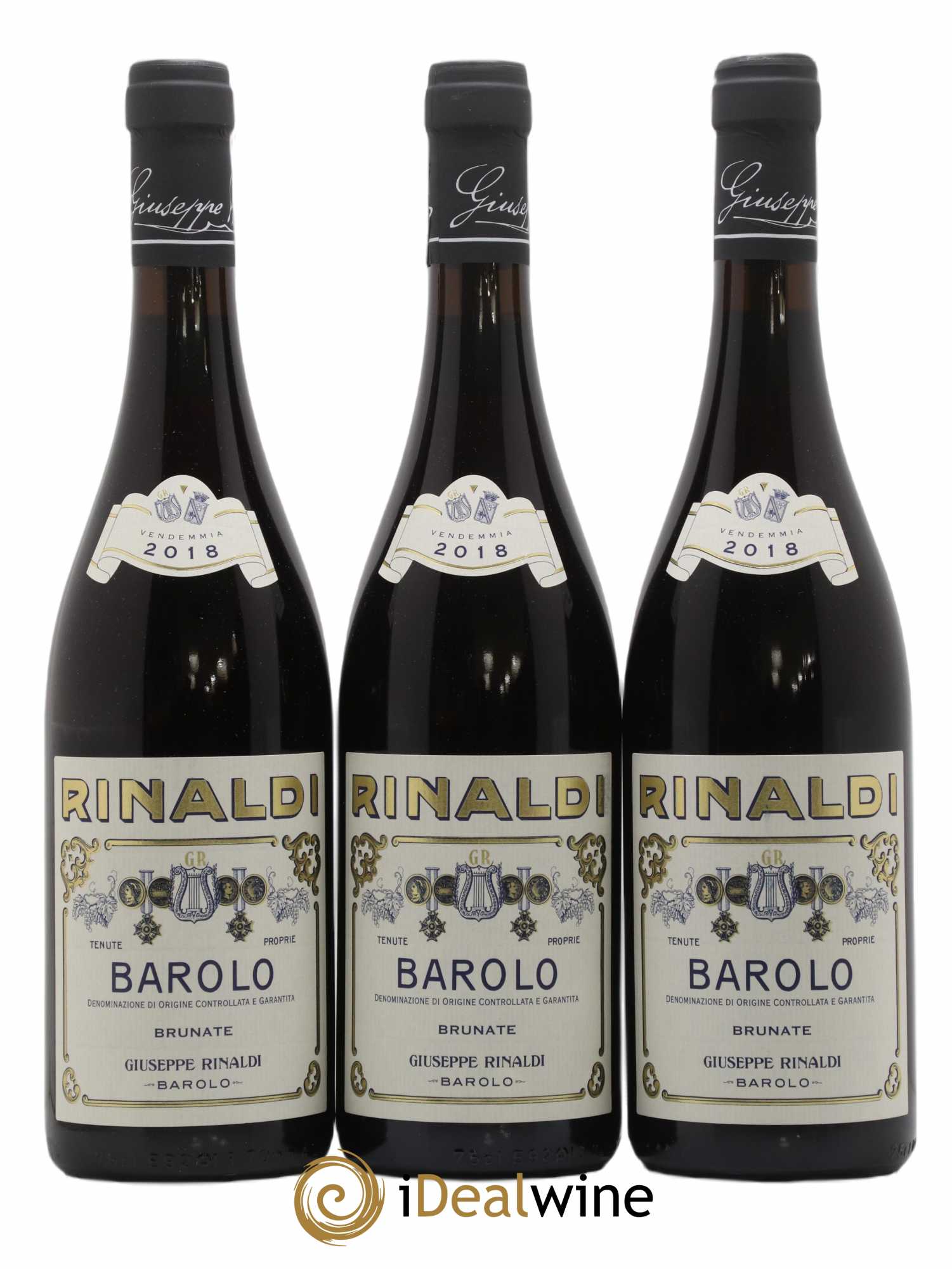 Barolo DOCG Brunate Giuseppe Rinaldi 2018 - Posten von 3 Flaschen - 0