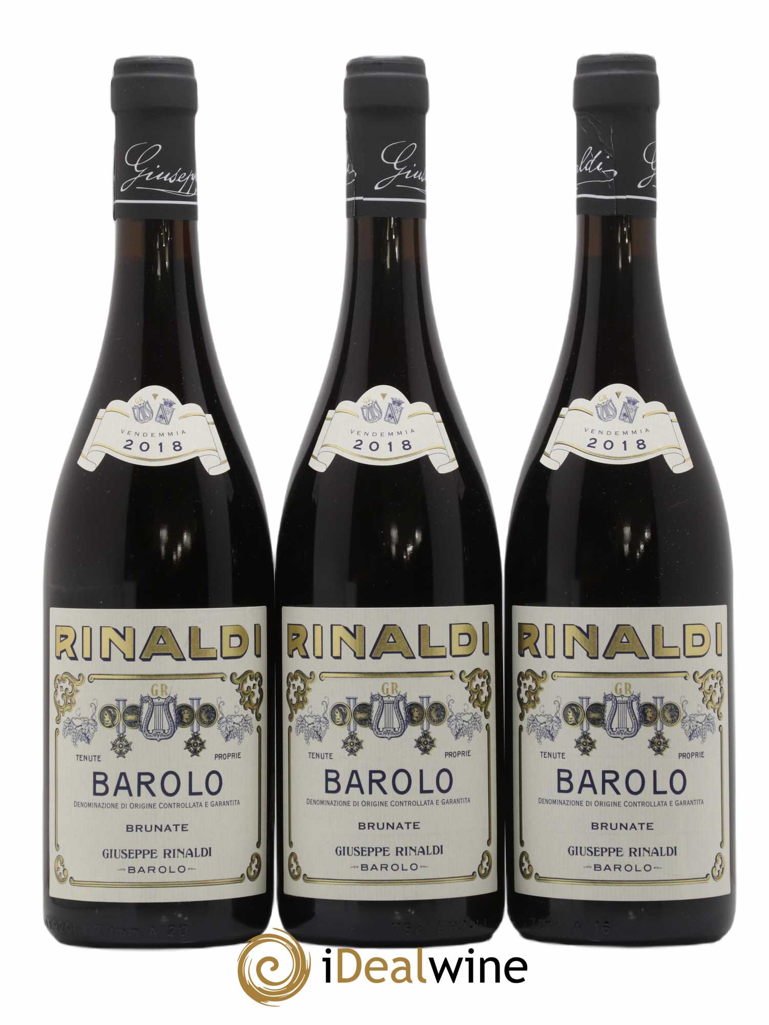 Barolo DOCG Brunate Giuseppe Rinaldi 2018 - Posten von 3 Flaschen - 0