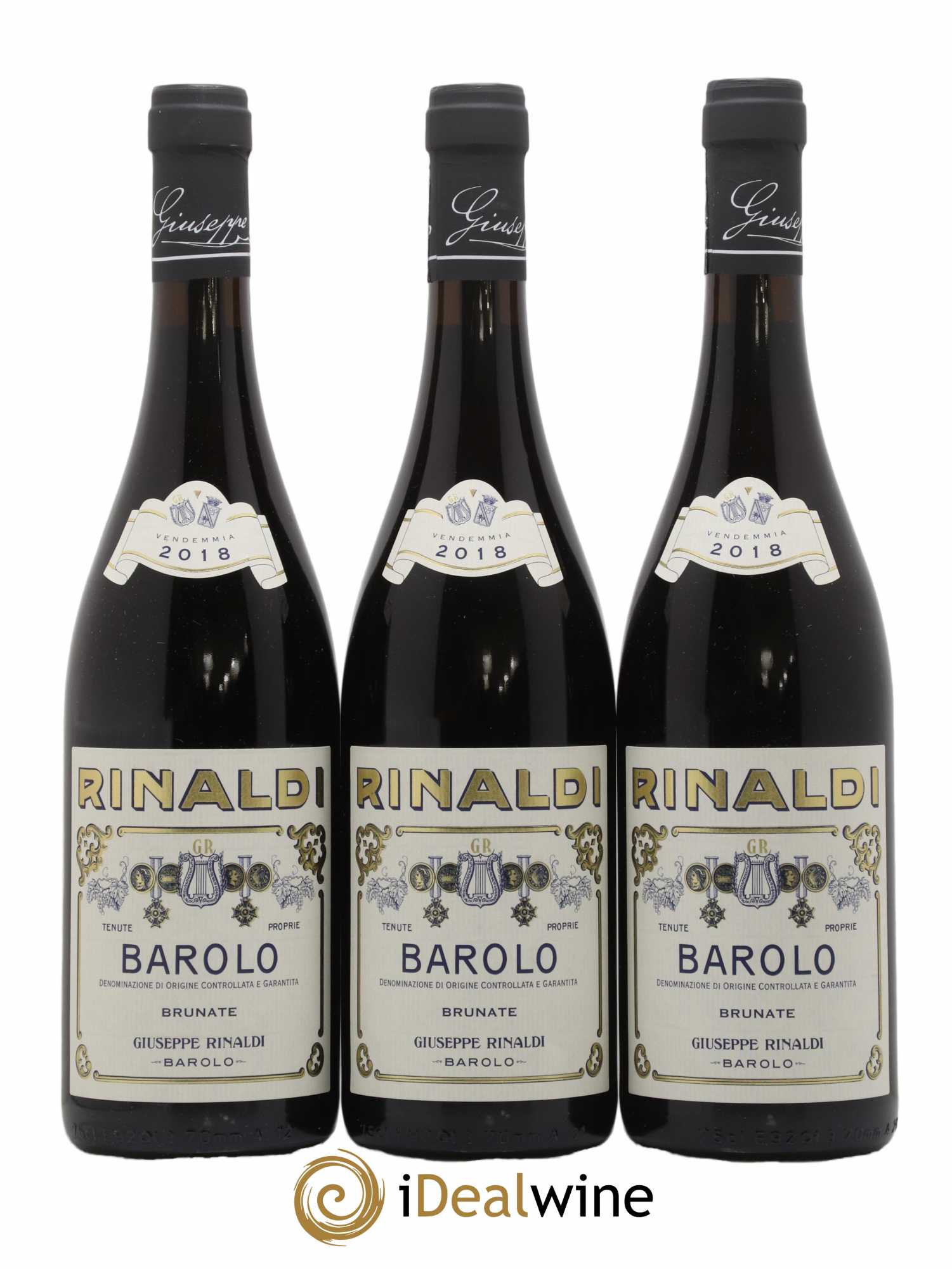 Barolo DOCG Brunate Giuseppe Rinaldi 2018 - Posten von 3 Flaschen - 0