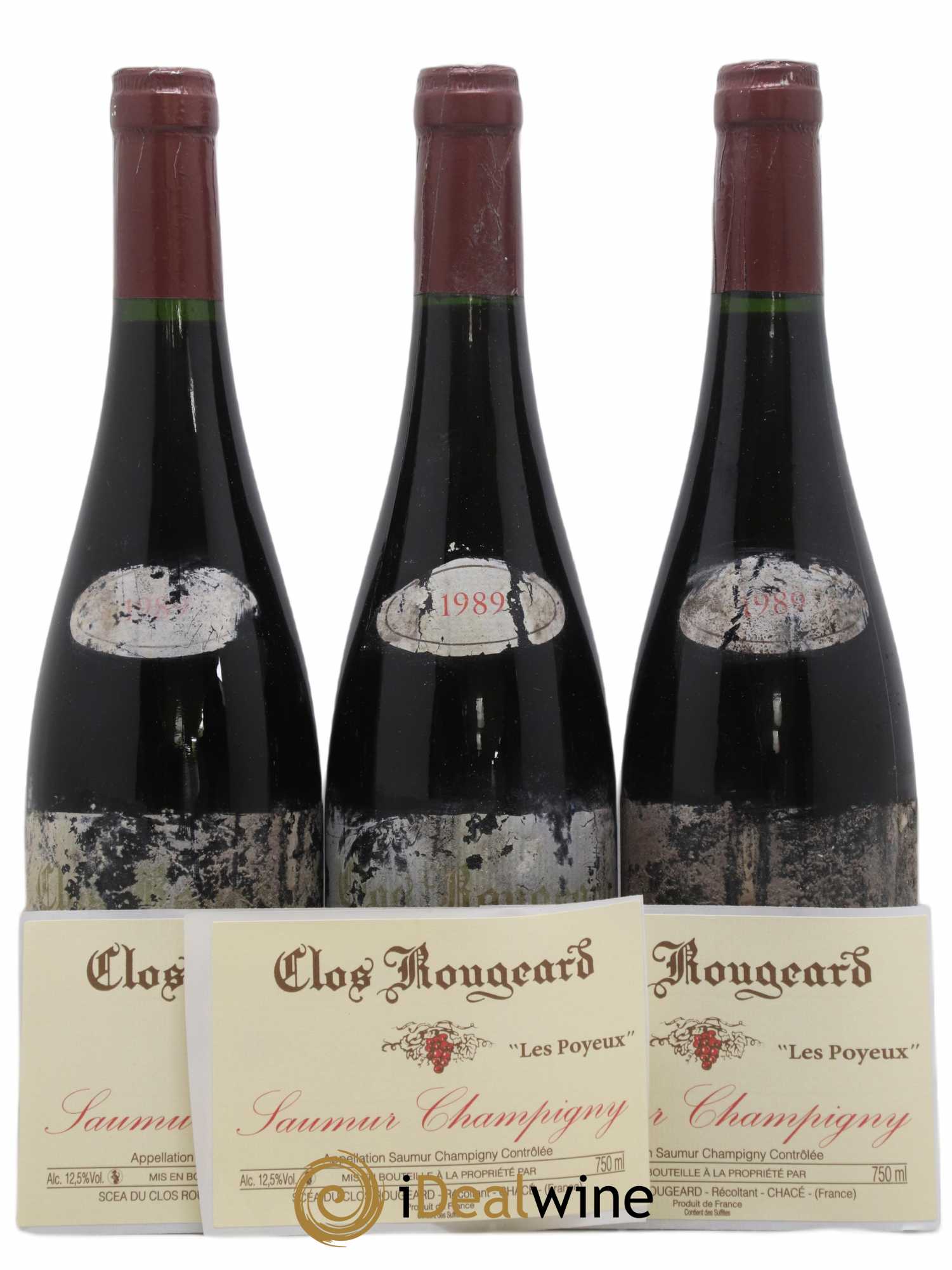 Saumur-Champigny Les Poyeux Clos Rougeard 1989 - Lot de 3 bouteilles - 1