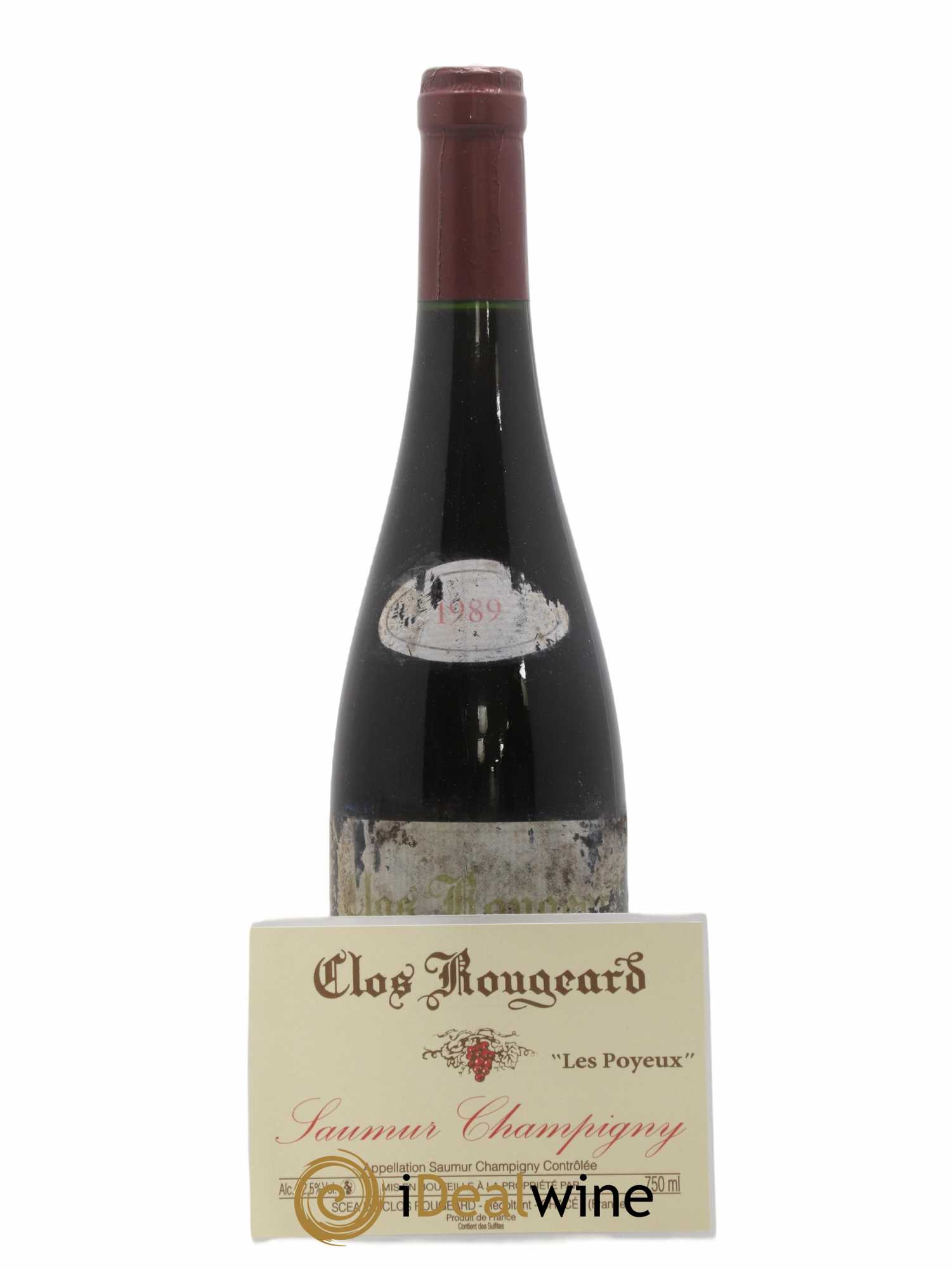 Saumur-Champigny Les Poyeux Clos Rougeard 1989 - Lot de 1 bouteille - 1