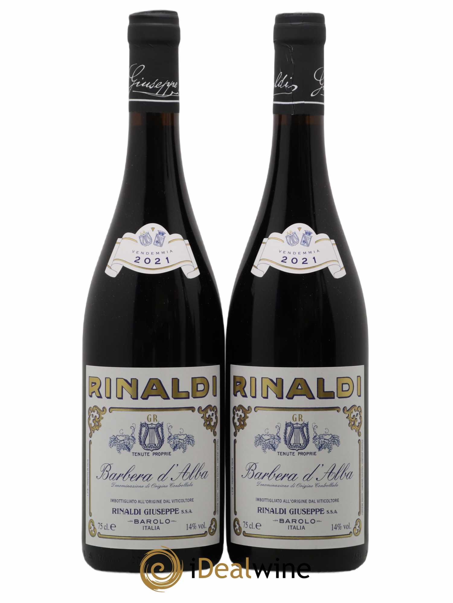 Barbera d'Alba Giuseppe Rinaldi 2021 - Lot de 2 bouteilles - 0