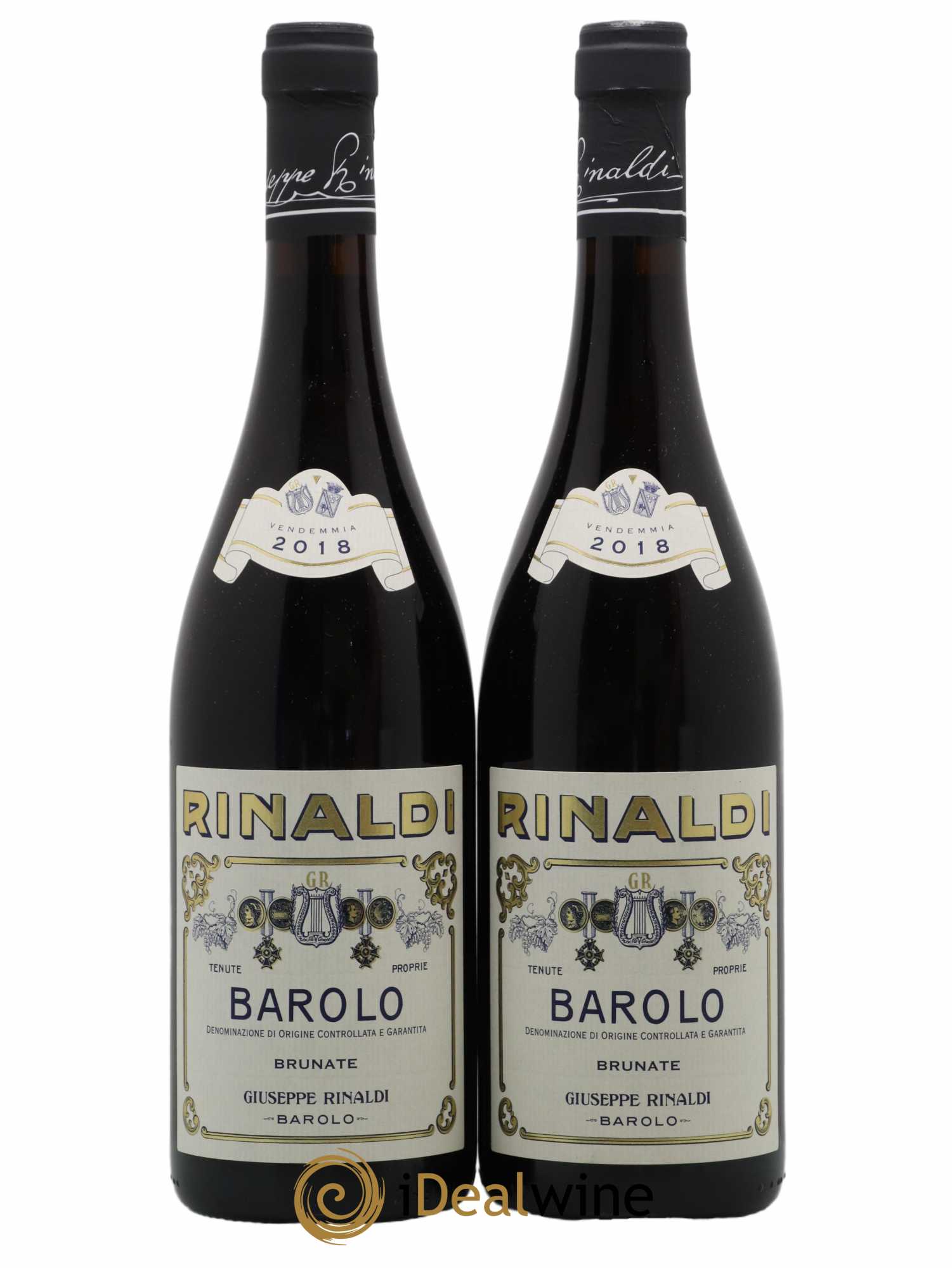 Barolo DOCG Brunate Giuseppe Rinaldi 2018 - Lot de 2 bouteilles - 0