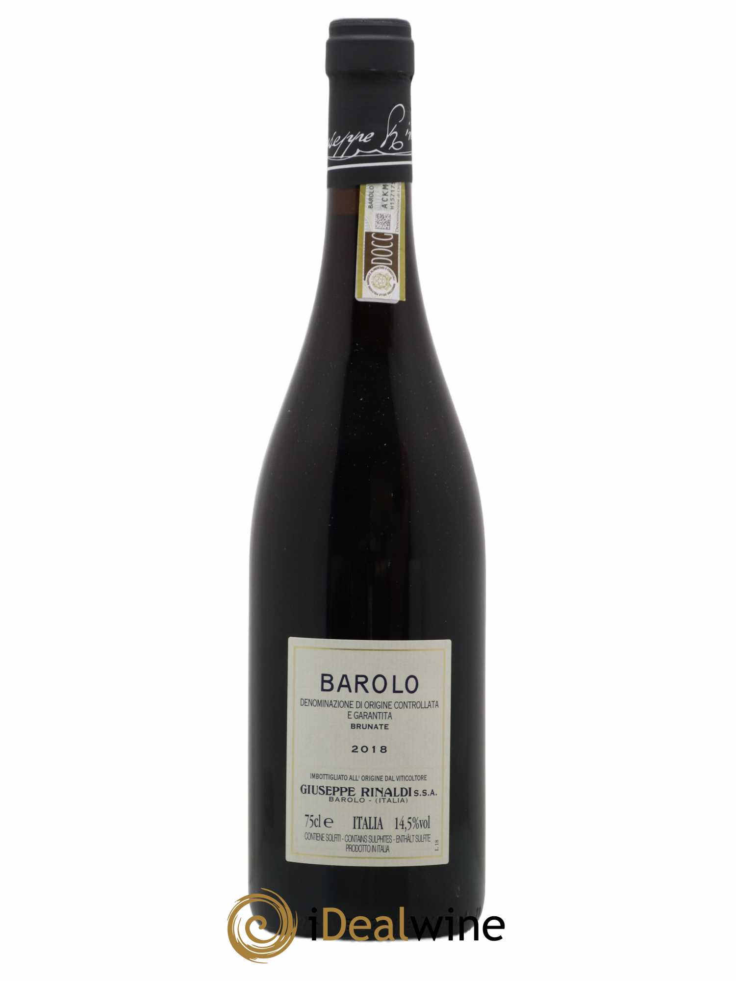 Barolo DOCG Brunate Giuseppe Rinaldi 2018 - Lot of 1 bottle - 1