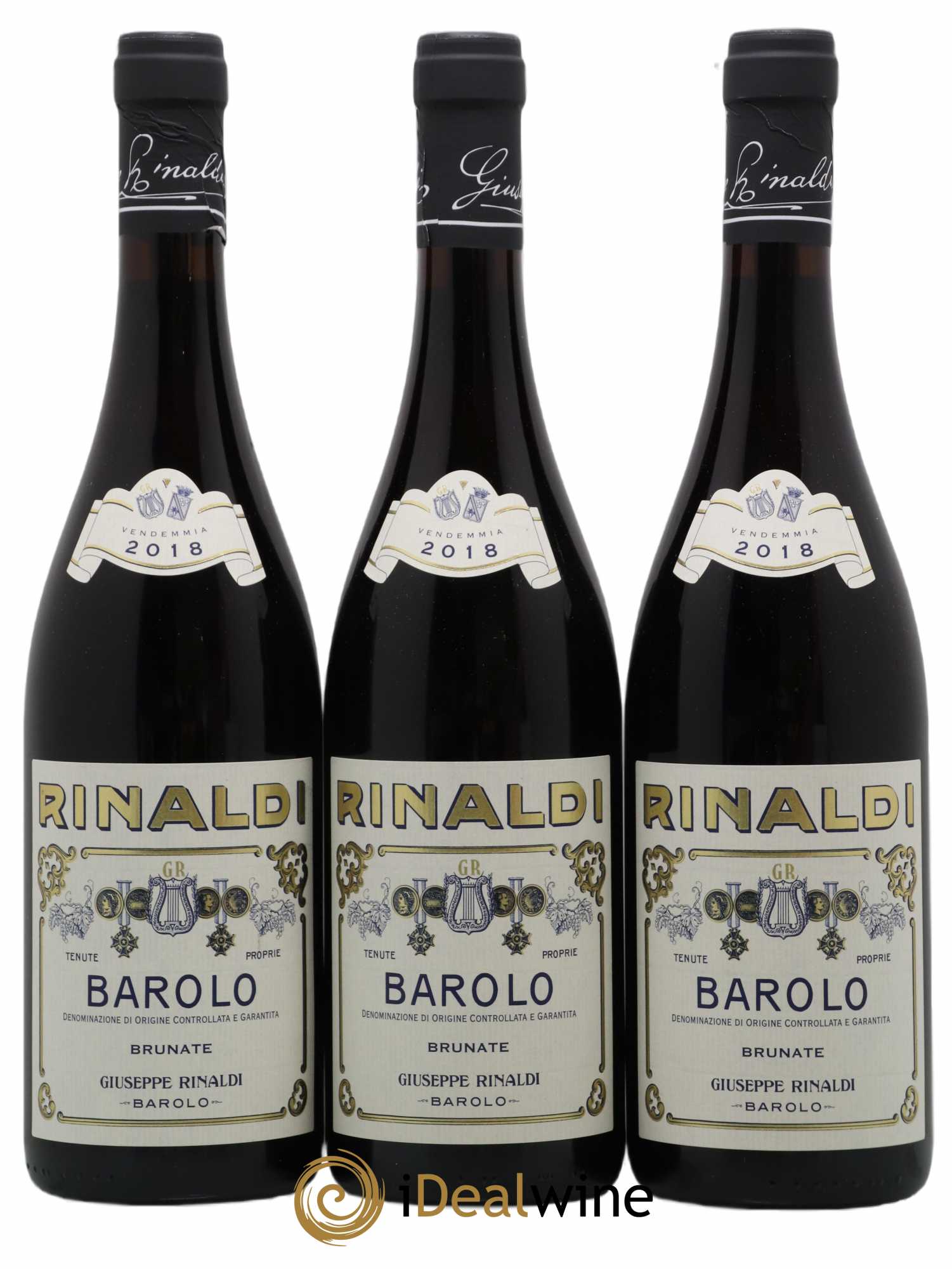Barolo DOCG Brunate Giuseppe Rinaldi 2018 - Posten von 3 Flaschen - 0